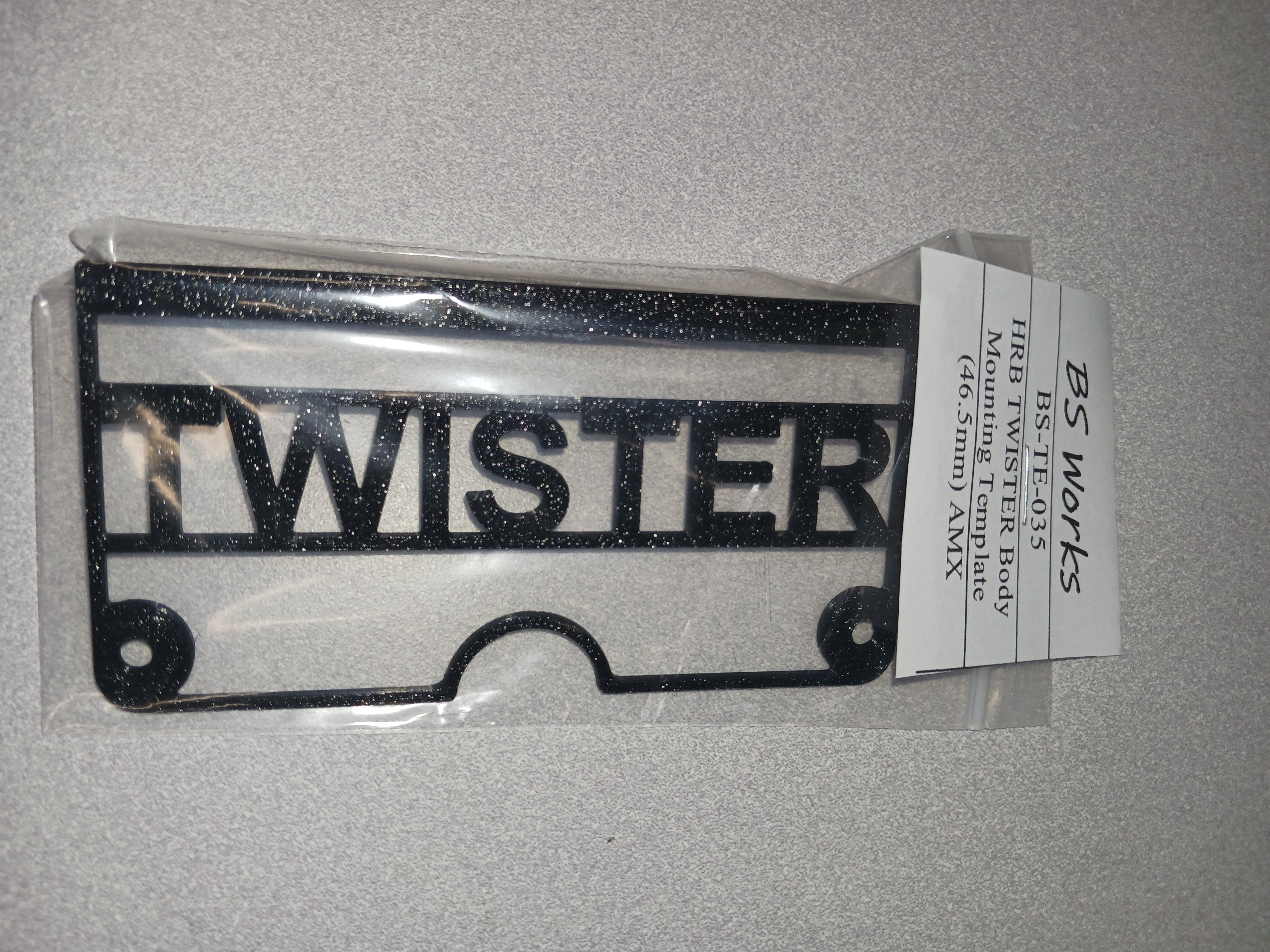 Awesomatix HRB Body Mounting Template for RC Cars - Xtreme Twister Design - Perfect for Drift Racing and Off-Road RC Models