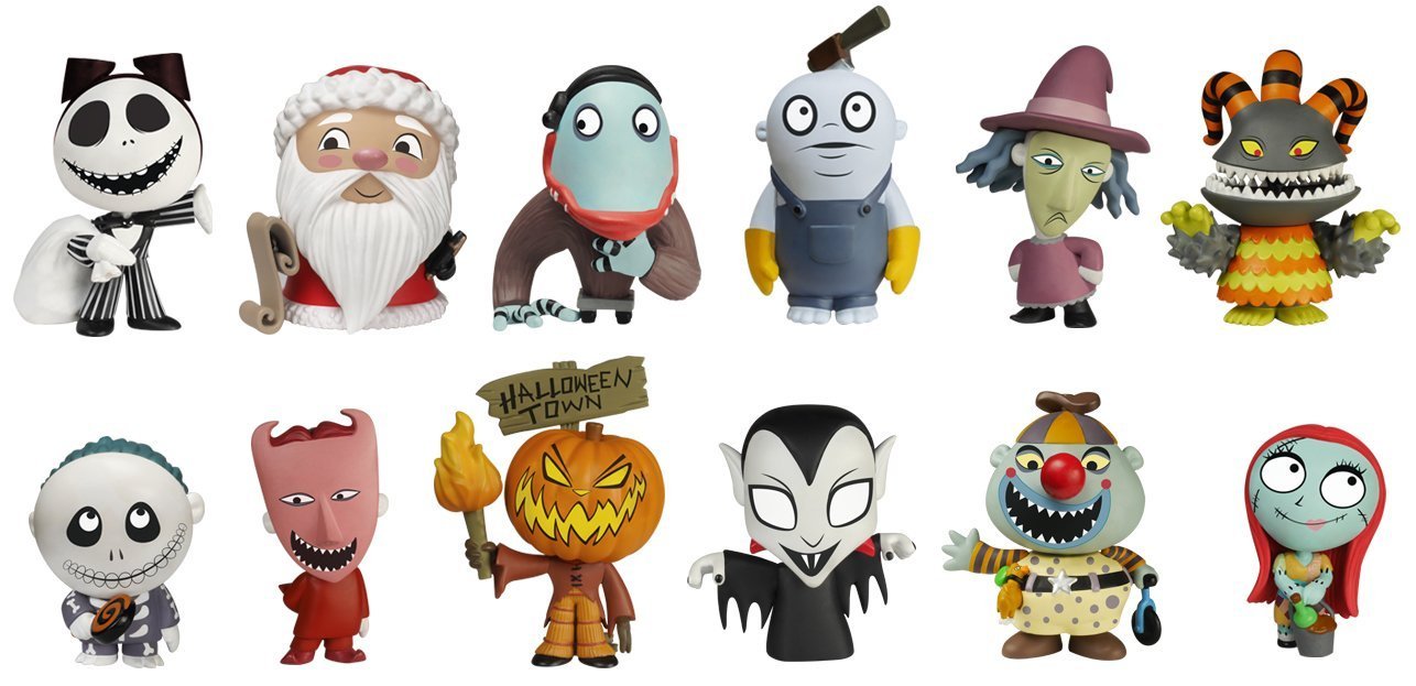 Funko Pop! Nightmare Before Christmas Series 2 Mystery Mini Figures - Case of 12 Collectible Vinyl Toys | Halloween, Christmas Decor & Gift for Disney Fans