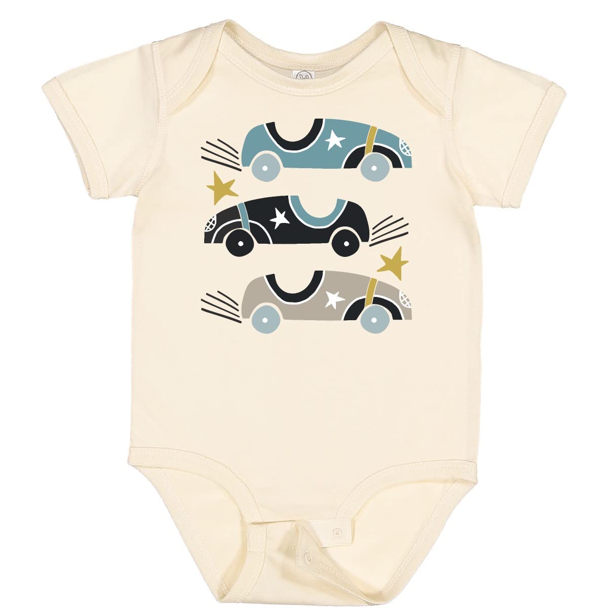 Inktastic Race Car Baby Bodysuit - Cute Boys' Onesie for Infants & Toddlers - Perfect for Playtime, Parties & Photo Shoots