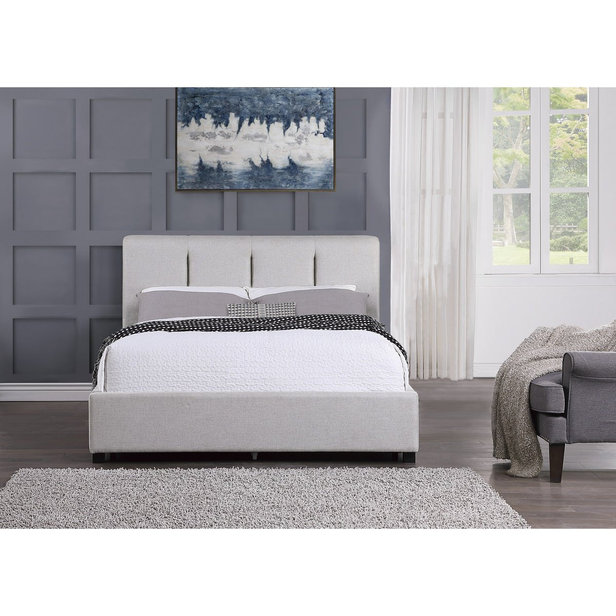 Aitana Collection King Size Storage Bed with Underbed Drawers - Perfect for Small Bedrooms & Guest Rooms