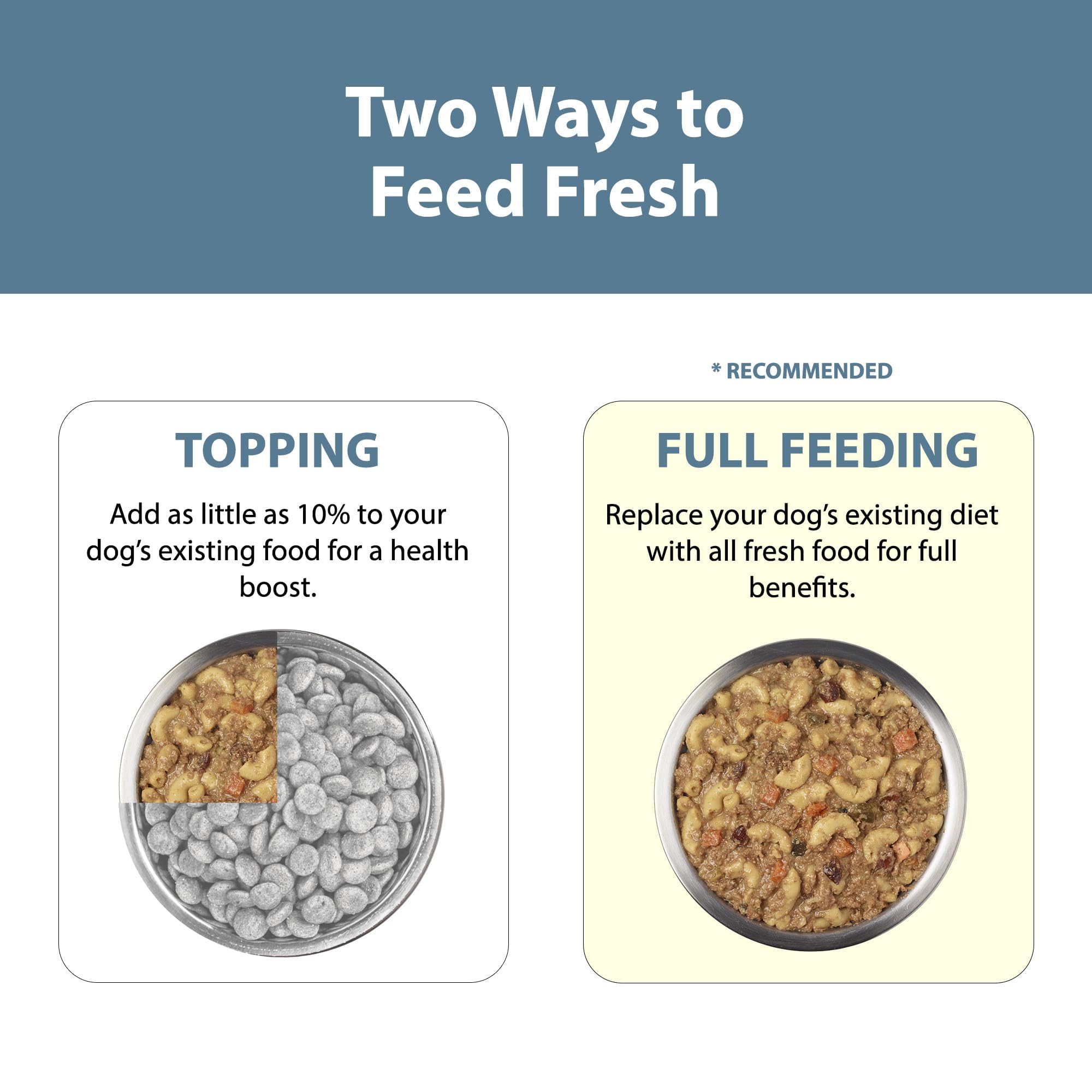 JustFoodForDogs Pantry Fresh Wet Dog Food - Turkey & Whole Wheat Macaroni Recipe | Human-Grade Complete Meal or Food Topper for Dogs | 12.5 oz (6-Pack) | Perfect for Home Feeding, Travel & Picky Eaters