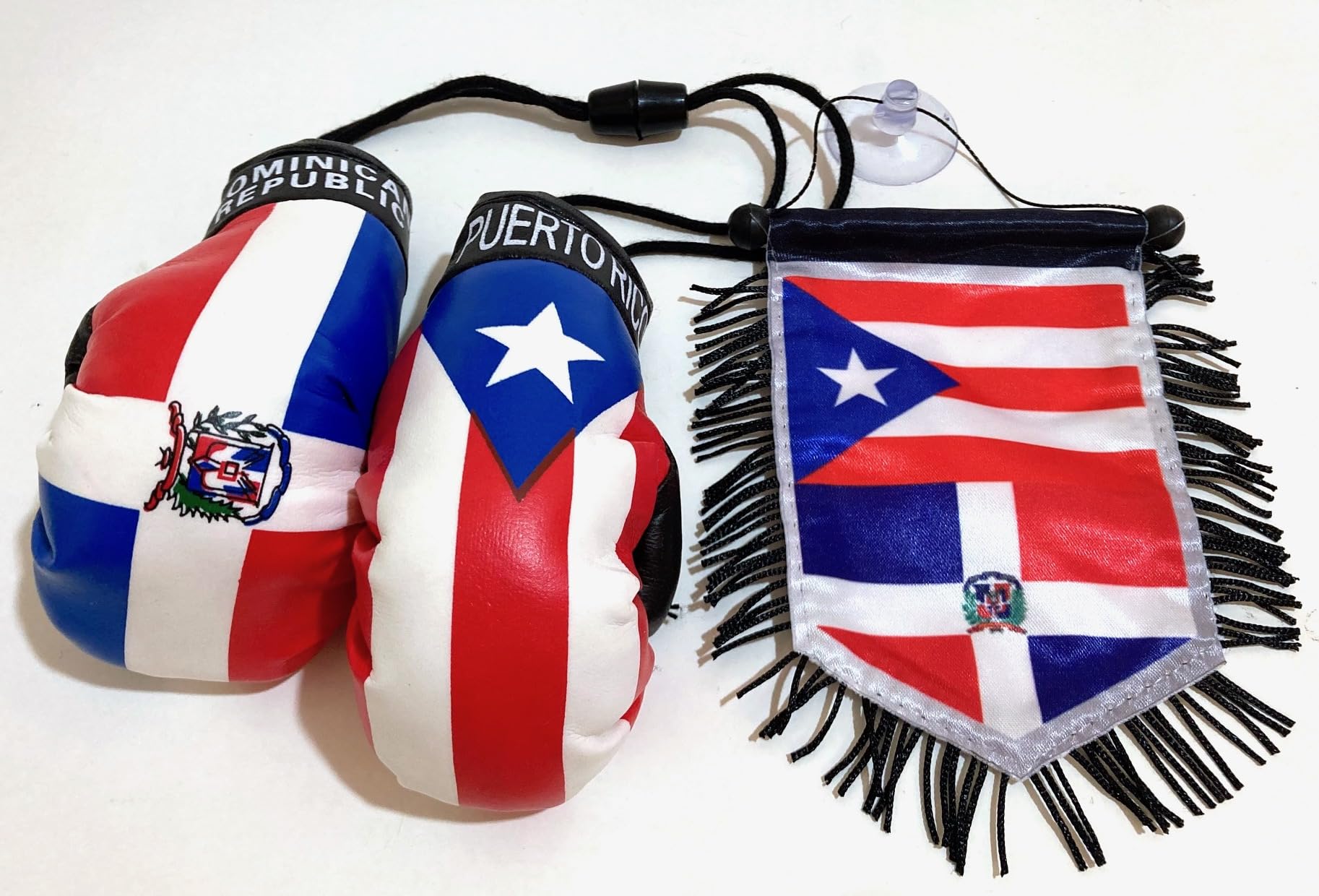 Dominican Puerto Rican Flag - Premium Quality Car, Home, Wall, Door & Window Decoration - Perfect for Parties, Events & Patriotic Displays