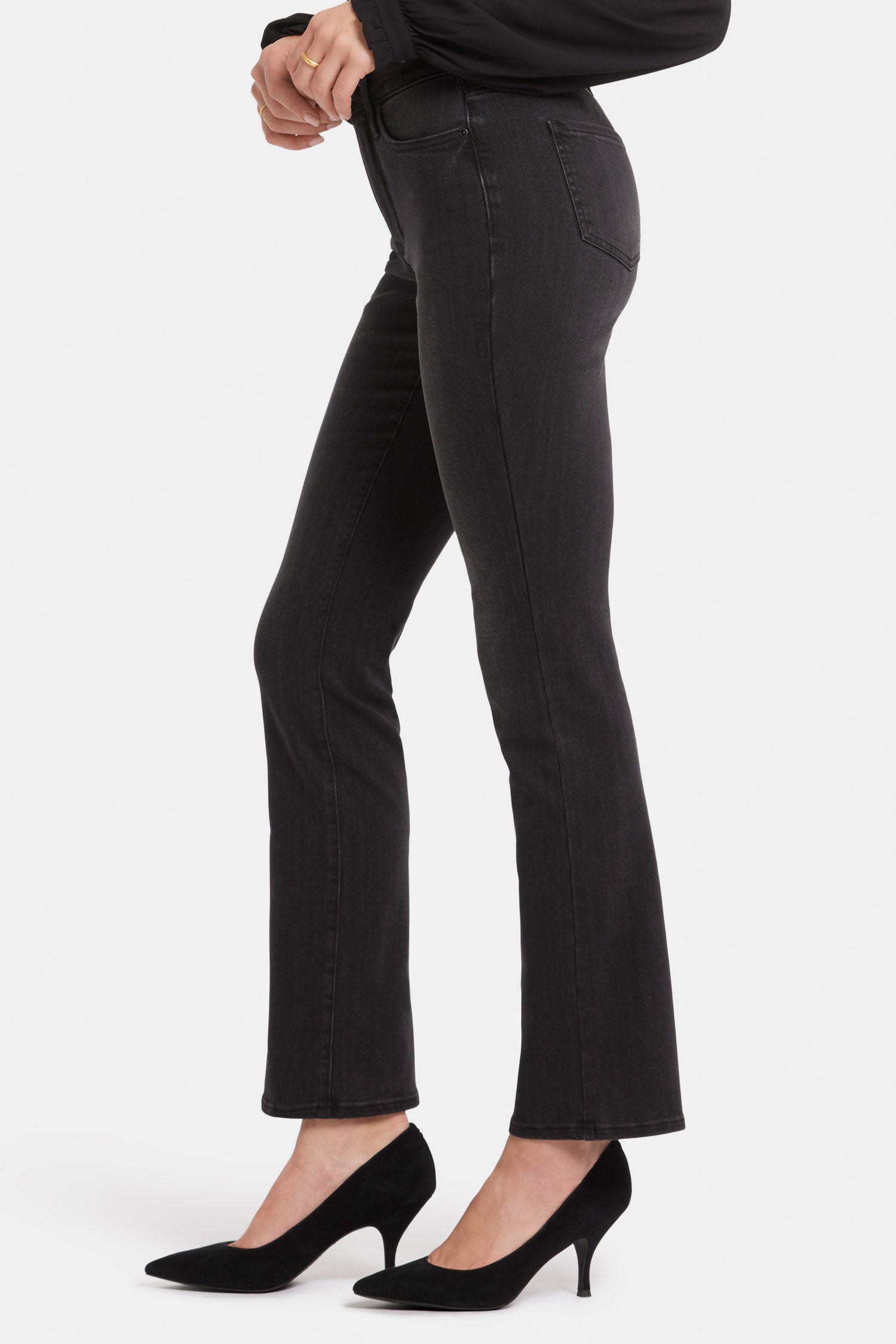 Billie Mini Bootcut Jeans for Women - Petite Fit, Comfortable Stretch Denim, Crosswinds Wash | Perfect for Casual Outfits, Date Nights & Everyday Wear