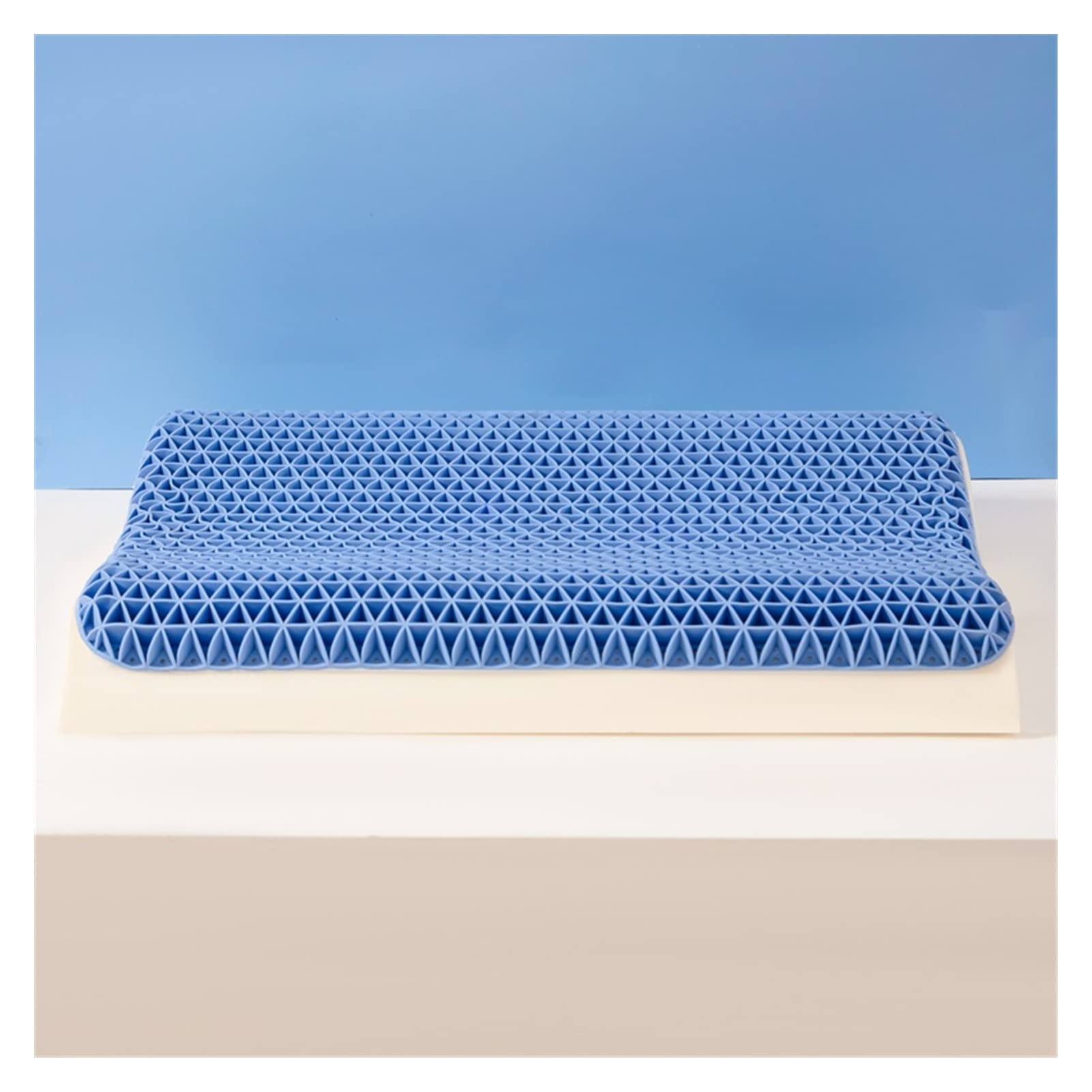 Cooling Latex Orthopedic Pillow for Adults - Super Soft Cervical Support Pillow for Summer, Travel & Home Use - Breathable Bedding (60x40cm, 10-12cm Thickness) - Perfect for Neck Pain Relief & Better Sleep