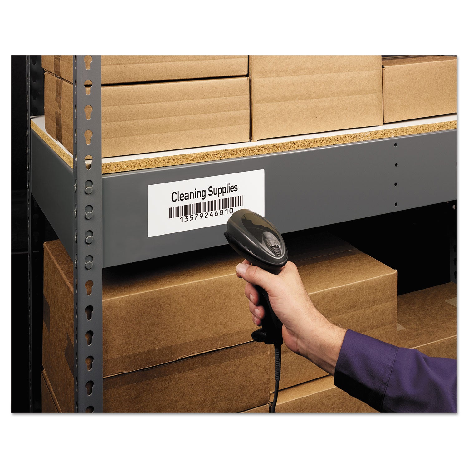 Avery® Durable Permanent ID Labels with TrueBlock Technology for Laser Printers - 3.25