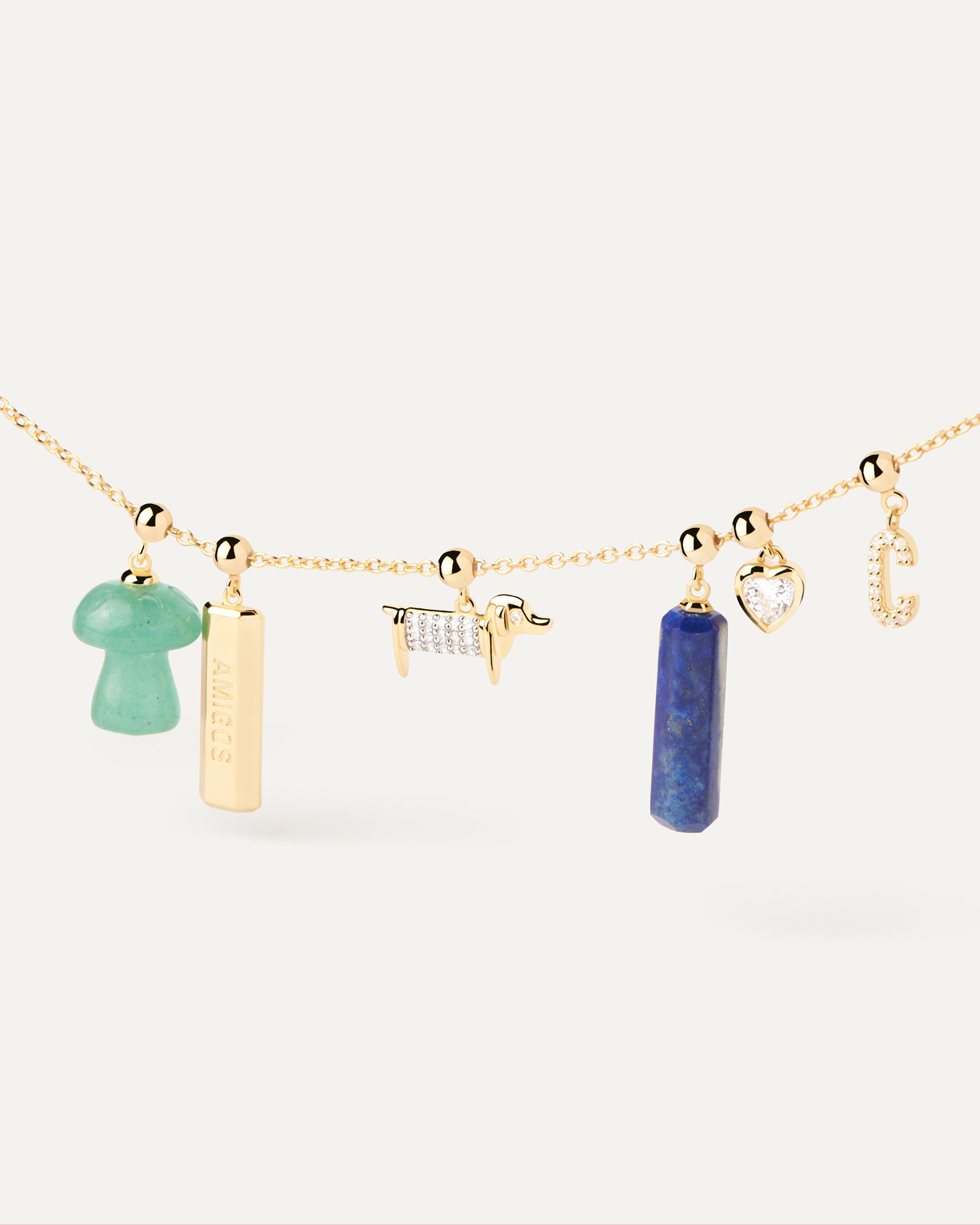 Look Charms 6 Pack - Fashion Jewelry Charms for DIY Bracelets, Necklaces & Keychains - Perfect for Crafting, Gifts & Personal Accessories