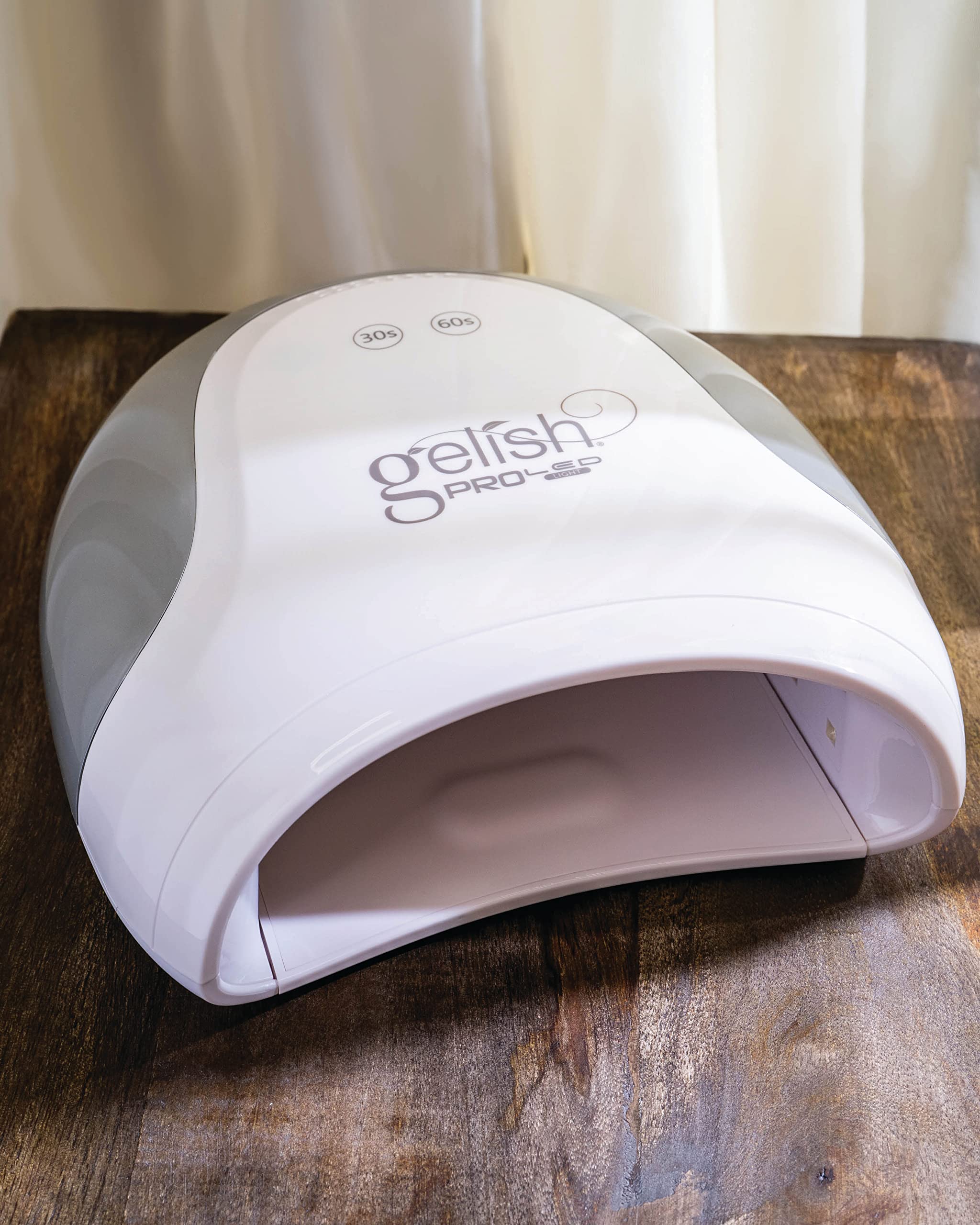 Gelish Pro LED Light - Professional Gel Nail Lamp for Fast Drying, Compact & Portable UV/LED Nail Dryer for Home & Salon Use, Pedicure-Friendly, No Bulb Replacement Needed - Perfect for DIY Manicures, Nail Art, and Professional Nail Services.