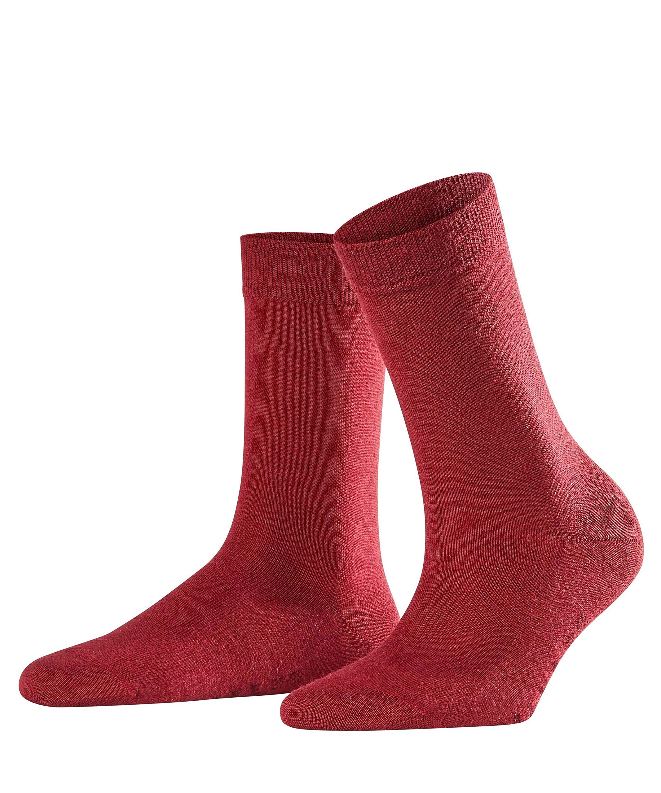 FALKE Women's Softmerino Socks - Merino Wool & Cotton Blend Crew Socks for Women - Warm Casual & Dress Stockings - 1 Pair - Perfect for Winter, Office & Everyday Comfort