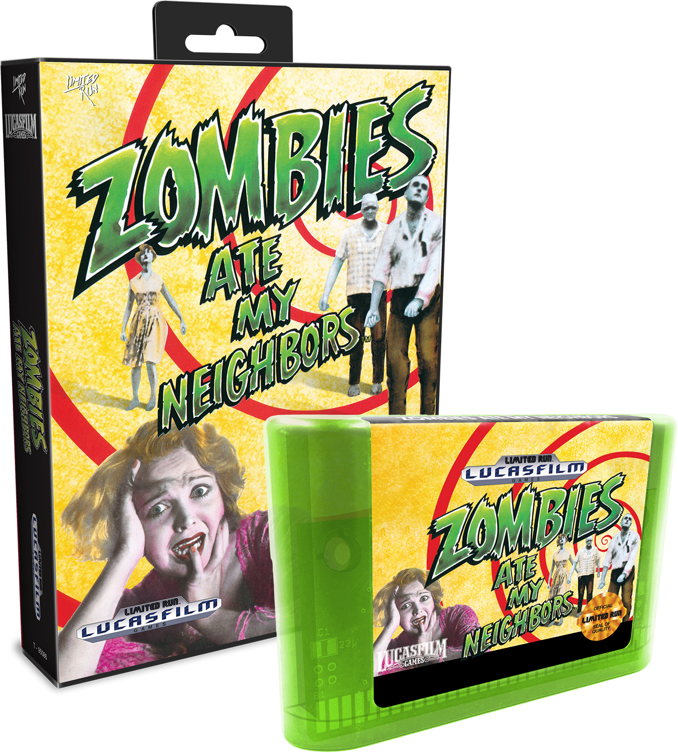 Zombies Ate My Neighbors Classic Genesis Game - Retro Horror Survival Adventure for Sega Genesis - Perfect for Halloween Gaming & 90s Nostalgia