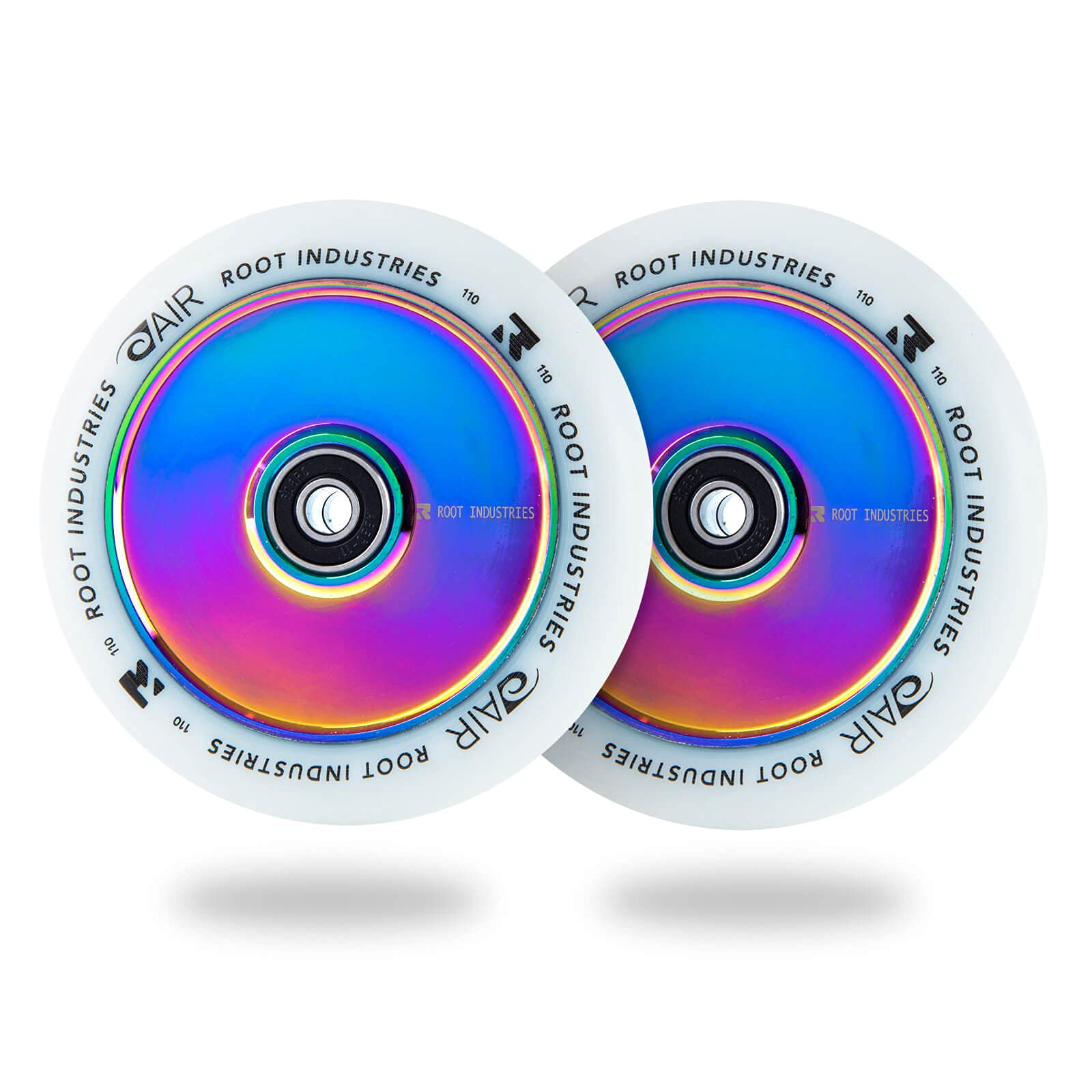 Root Industries 120mm Air Wheels for Kids - High-Performance Inline Skate Wheels for Children's Roller Skates, Perfect for Outdoor Skating & Playground Fun