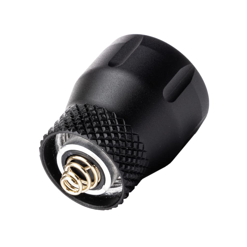Z-BOLT® Clicky Tailcap for SureFire Weapon Lights & Blazer LEP/LED 18350/18650 Flashlights - Black Finish (SF Z68 Compatible) - Tactical Light Switch for Firearms, Hunting & Outdoor Adventures