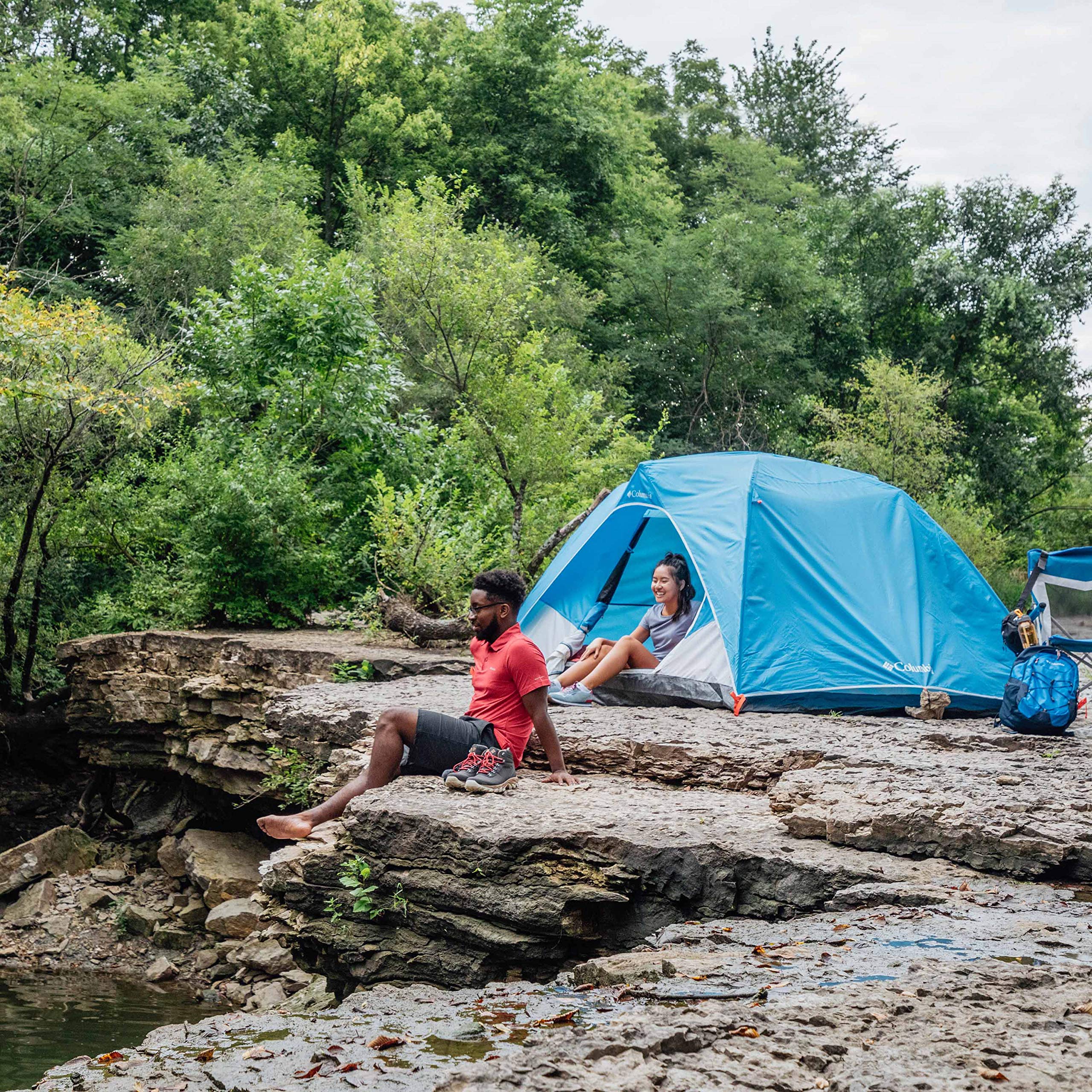 Columbia Dome Tents for Camping - 3/4/6/8 Person Family & Backpacking Tent - Lightweight Waterproof Hiking Shelter for Outdoor Adventures, Campgrounds & Weekend Getaways