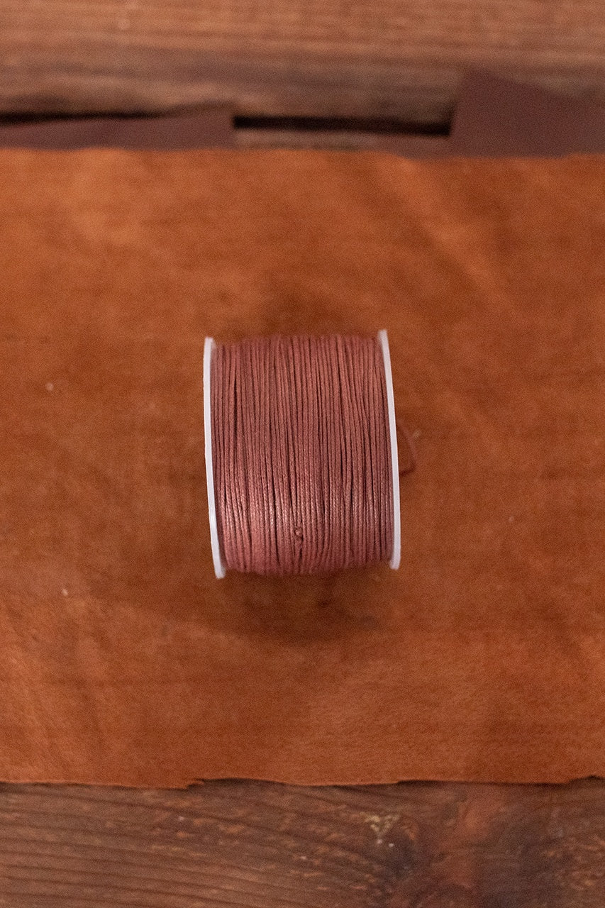 Premium 0.7mm & 0.9mm Saddler Yarn - 100m Leather Craft Thread in Red/Brown for DIY Leatherworking, Shoe Repair & Upholstery Projects