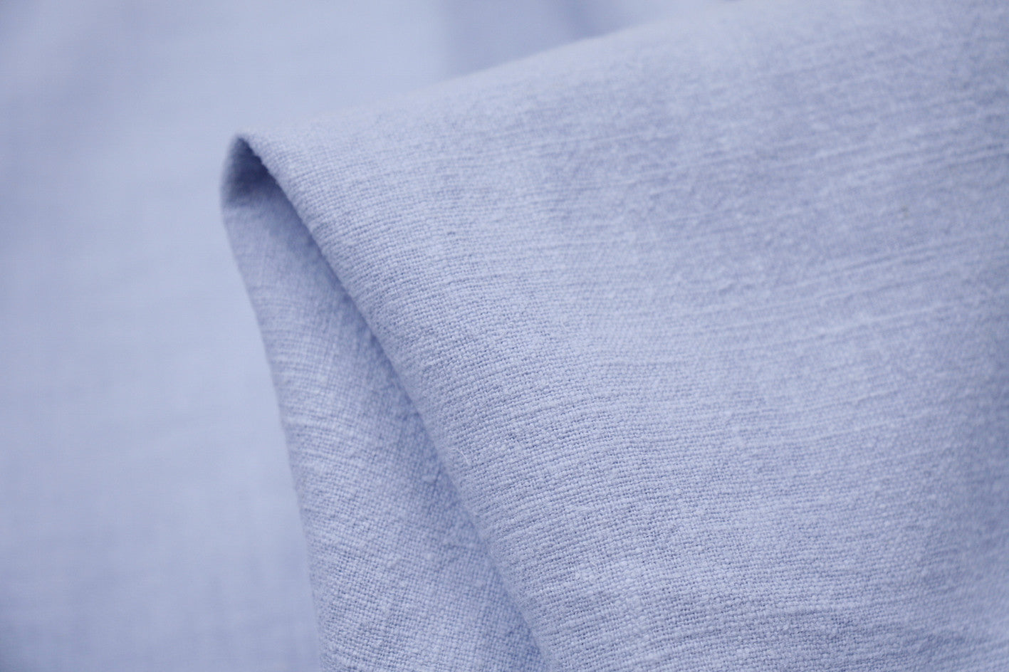 Soft Baby Blue Pebble Wash Linen Fabric - Perfect for DIY Home Decor, Clothing & Craft Projects