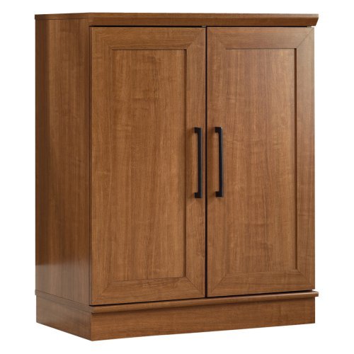 Sauder Homeplus Base Cabinet with Sienna Oak Finish - Stylish Kitchen Storage for Small Spaces, Perfect for Pantry Organization and Home Renovation