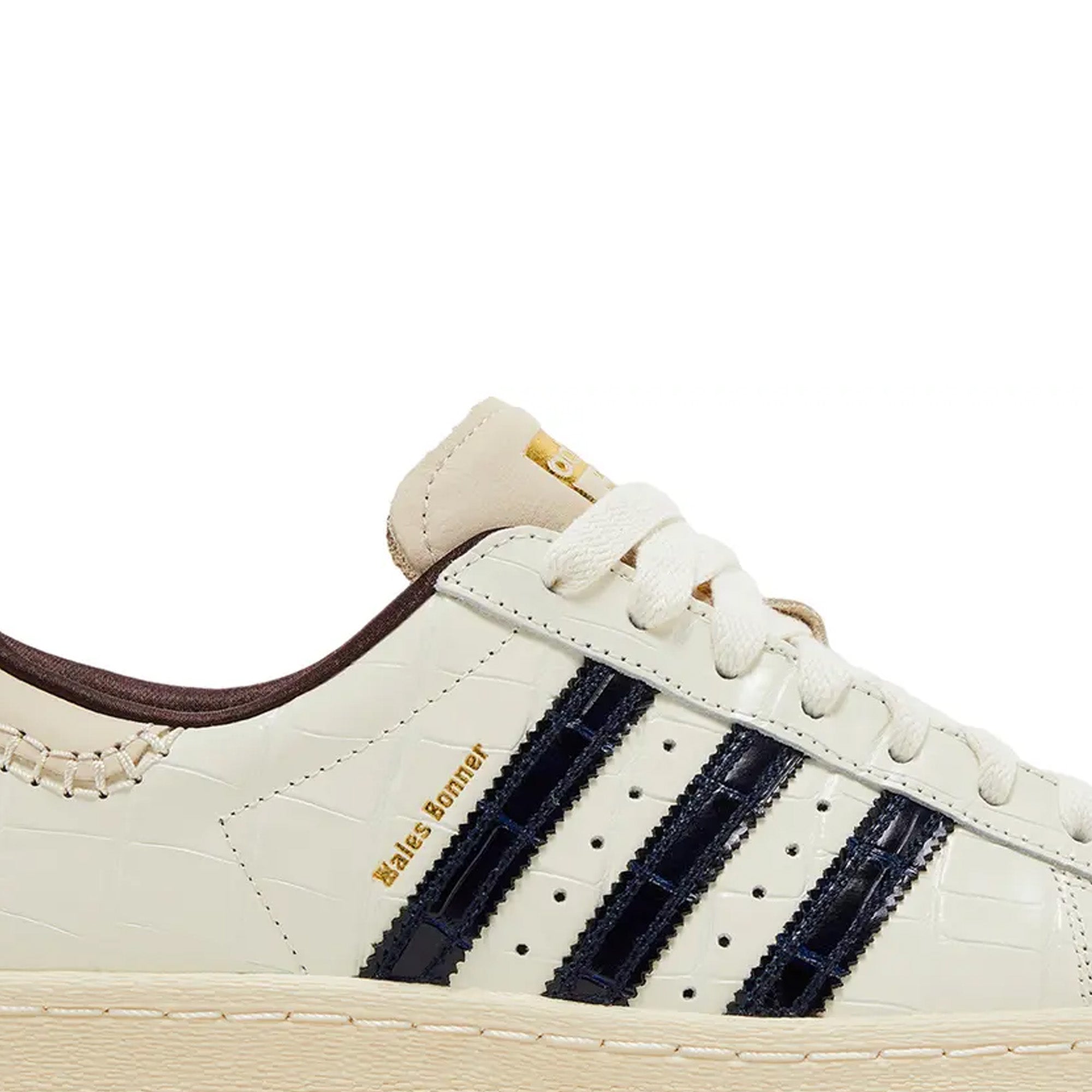 Adidas Superstar Wales Bonner 'White Croc' Sneakers 2024 - Limited Edition White Crocodile Embossed Leather Shoes for Men & Women - Perfect for Streetwear, Casual Outfits and Fashion Collectors