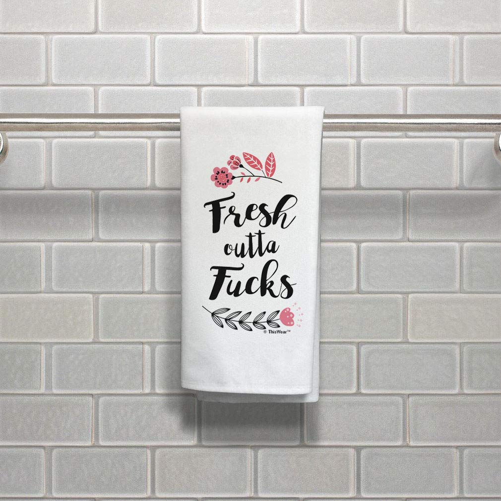 Funny Kitchen Towels - 6 Pack Housewarming Gifts for Women | FS Gag Gifts for Cooking & Decor