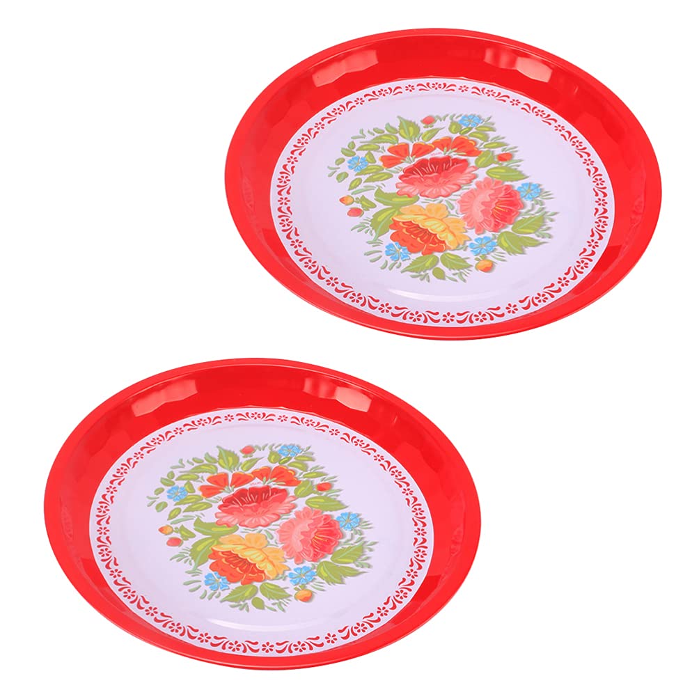 2-Pack Candy Storage Trays - Food Serving Plates for Parties, Festivals & Home Decor - Durable Plastic Food Holders for Snacks, Desserts & Appetizers (Perfect for Birthday Parties, Baby Showers & Holiday Gatherings)
