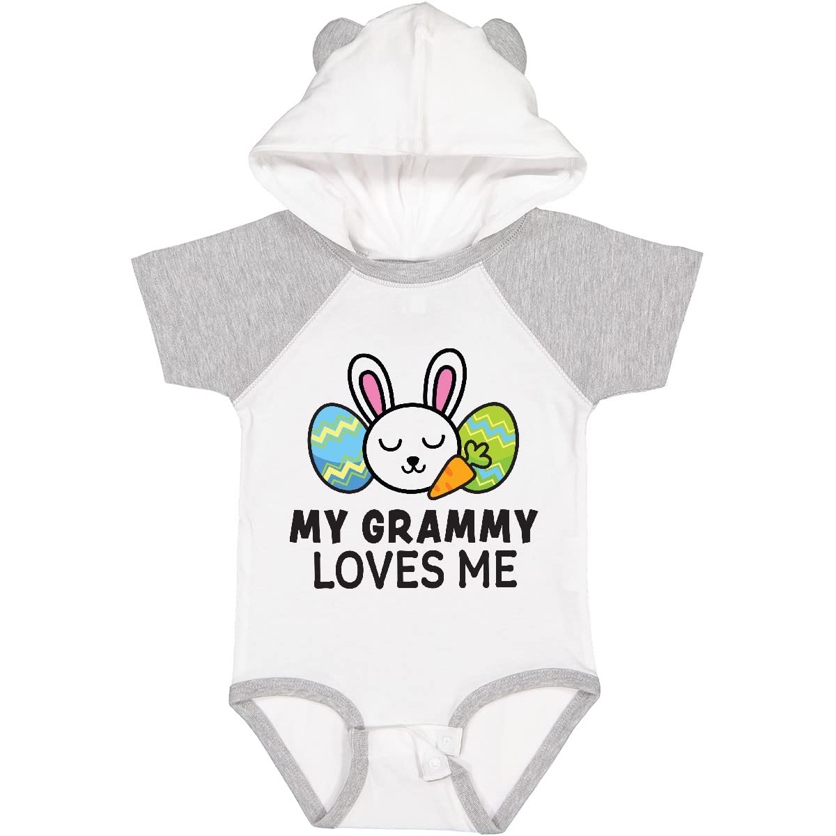 My Grammy Loves Me Bunny Easter Baby Bodysuit - Cute Easter Outfit