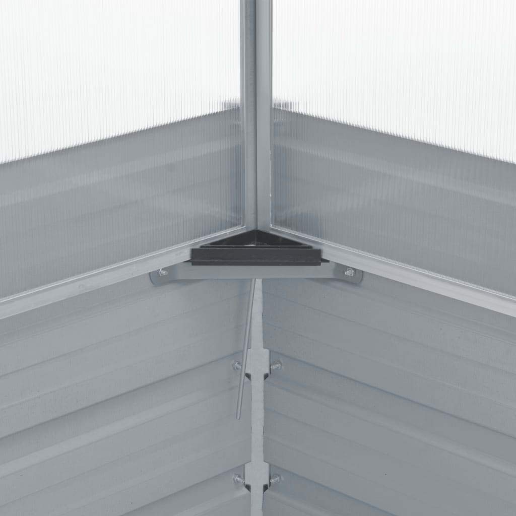 FAMIROSA 39.4x39.4x33.5 Inch Galvanized Steel Greenhouse Kit - Durable Walk-in Plant House for Outdoor Gardening, Backyard Vegetables & Flower Growing
