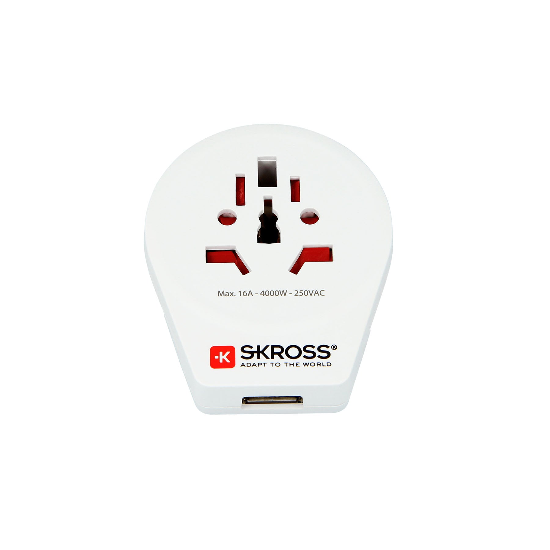 SKROSS World to Europe USB Travel Adapter - Universal Plug Converter for USA, UK, AU to EU - Perfect for Laptops, Phones & Cameras on European Vacations