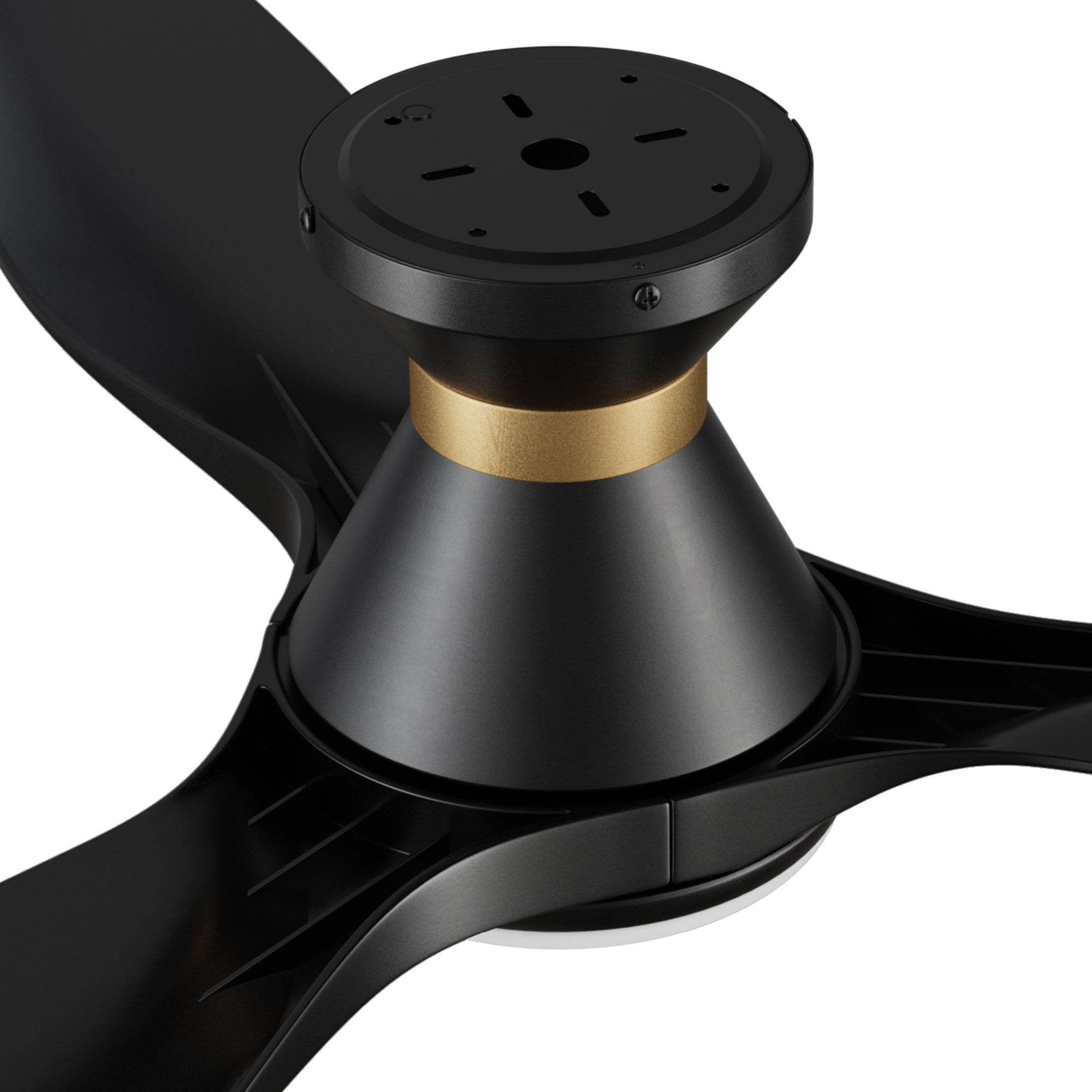 52 Inch Kore II Low Profile Smart Ceiling Fan with LED Light and Remote Control - Perfect for Bedroom, Living Room, and Office Spaces