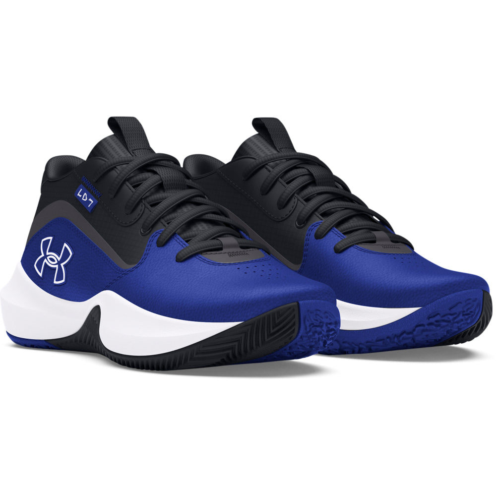 Under Armour Boys' Lockdown 7 Basketball Shoes - Youth High-Performance Sneakers for Court Play & Training | Perfect for School, Games & Outdoor Sports