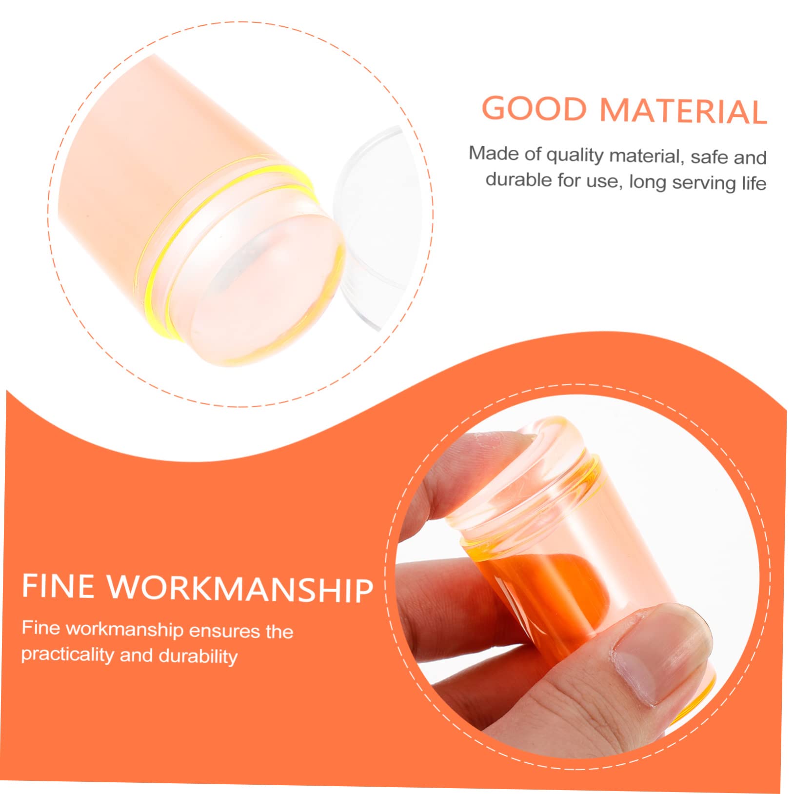 Mikinona Nail Art Stamping Kit - 5-Piece Nail Stamper Set with Scraper & Silicone Stamping Accessories for Professional Manicure | Perfect for DIY Nail Art, Salon Use & Fashionable Nail Designs