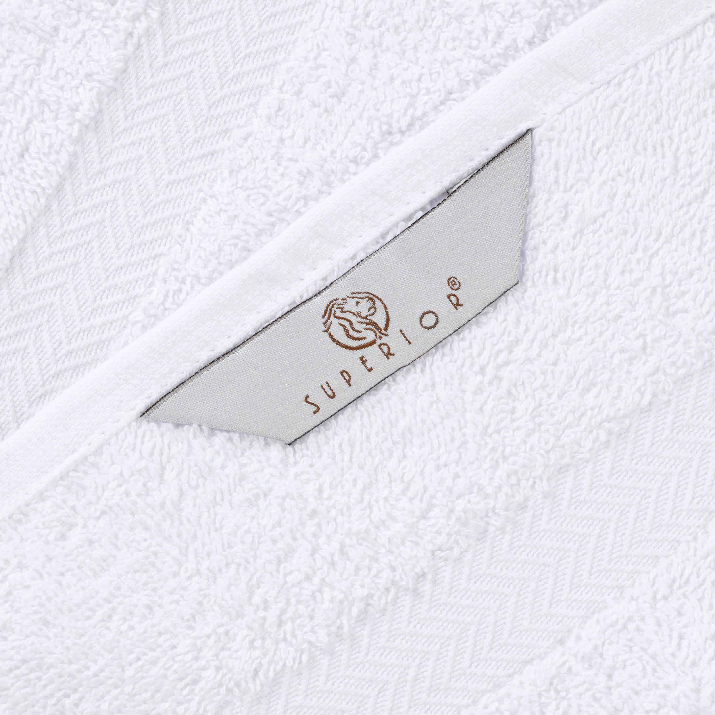 Franklin 100% Cotton Eco-Friendly Bath Towel Set - 12 Piece Soft Absorbent Towels for Bathroom, Spa & Gym Use
