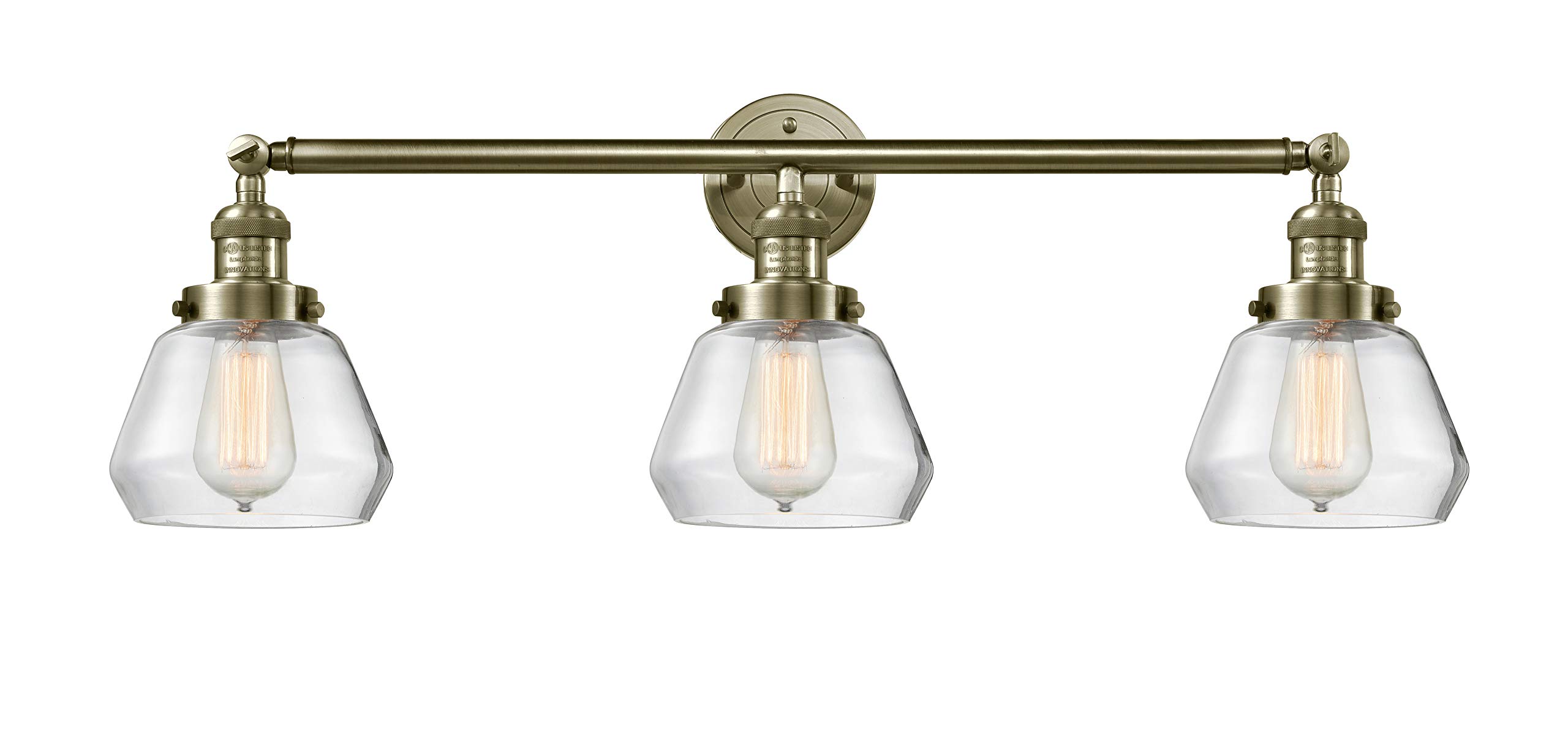 Innovations INNO205-AB-S-G172-LED LED Bathroom Vanity Light Fixture - Antique Brass Finish - Elegant Lighting for Modern Bathrooms, Powder Rooms & Spa Retreats