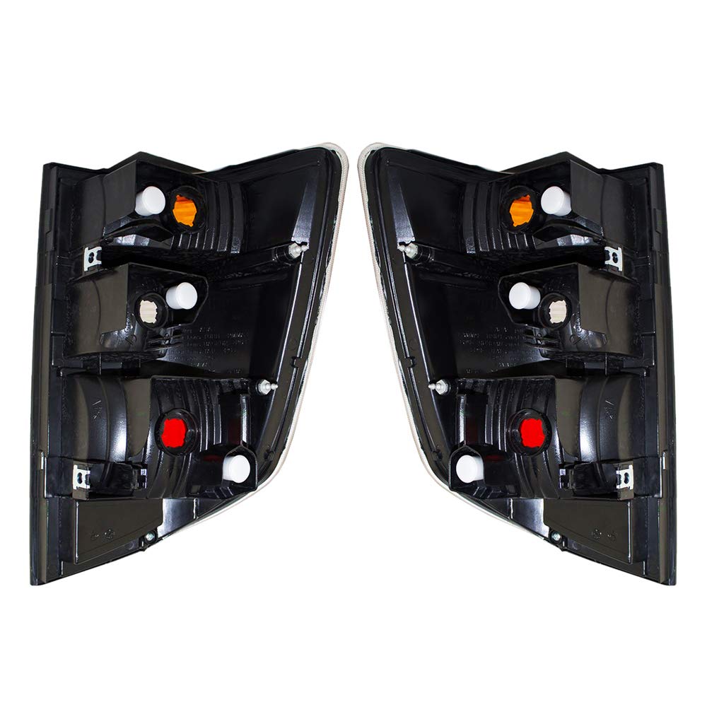 OE Style Halogen Tail Lights Assembly Replacement for 2006-2008 Honda Ridgeline - Compatible with Part Numbers HO2818131, HO2819131, 33551SJCA01, 33501SJCA01 - Perfect for Night Driving Safety & Vehicle Customization