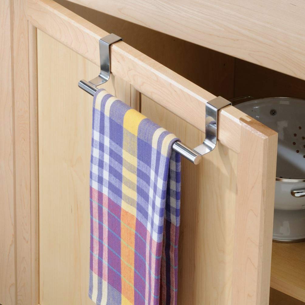 Stainless Steel Towel Holder Stand - 1pc Bathroom Towel Rack Organizer with Multi-Functional Storage for Kitchen, Spa & Home Decor
