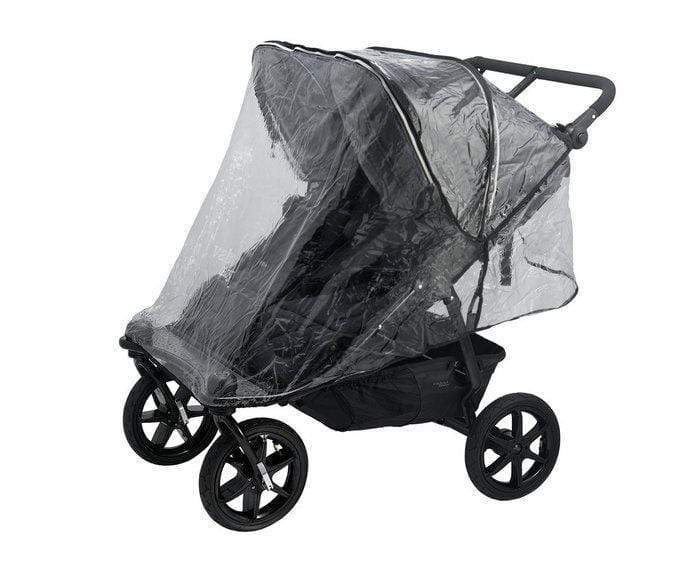 Valco Neo Twin / DuoX / Duo Trend Stroller Rain Cover - Waterproof Baby Stroller Rain Protection for Twins & Double Strollers - Perfect for Rainy Days, Outdoor Walks & Travel