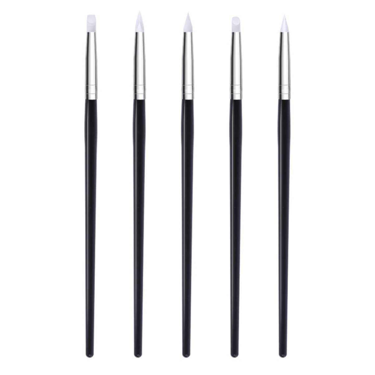 FRCOLOR 10pcs Nail Art Brush Set - Professional Acrylic Nail Liner & Striping Brushes for Salon, DIY Manicure & Nail Design - Perfect for Gel Polish, Acrylic Nails & Nail Art Decoration