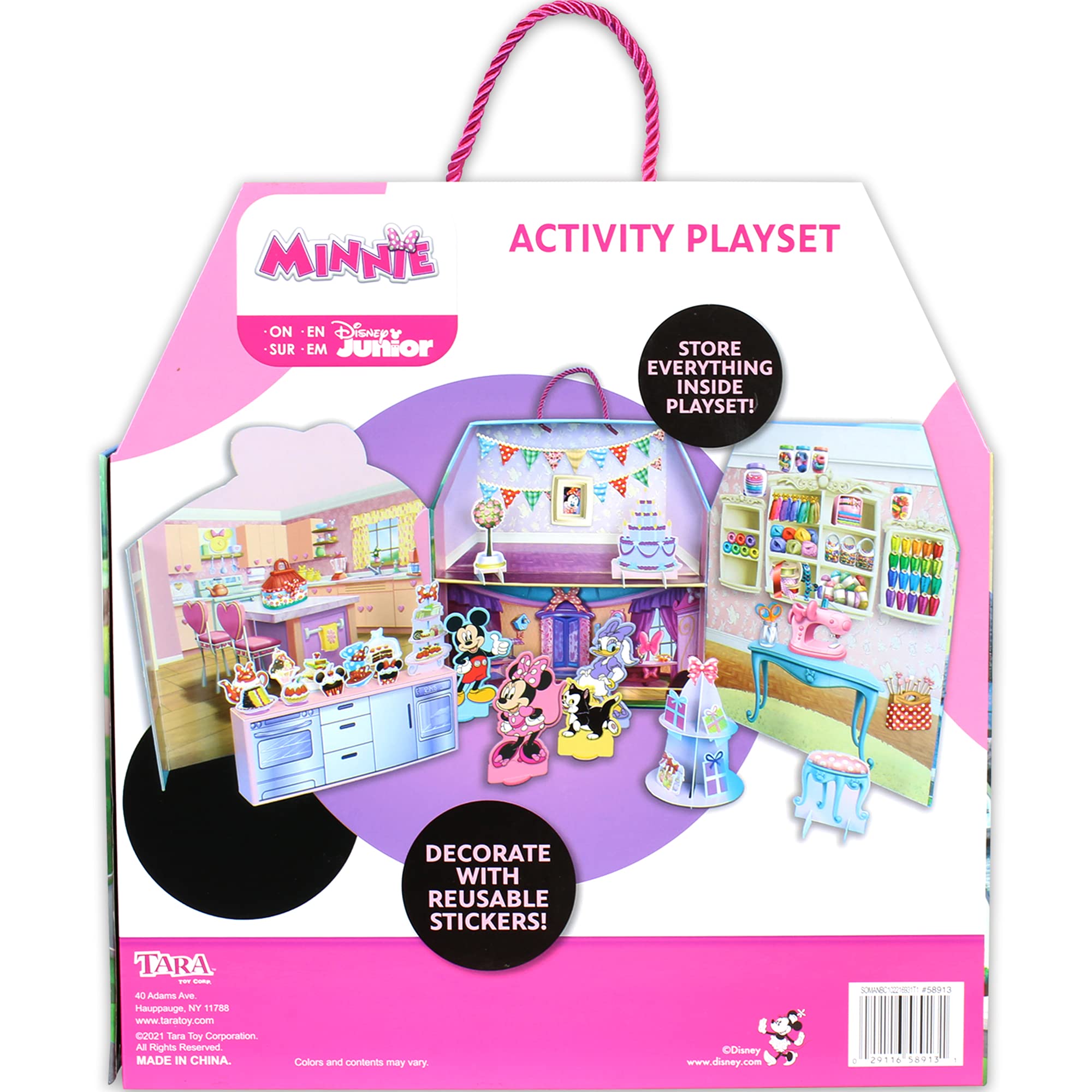 Minnie Mouse Activity Playset for Kids - Fun & Educational Toddler Toy with Interactive Games - Perfect for Birthday Gifts & Preschool Learning Playtime