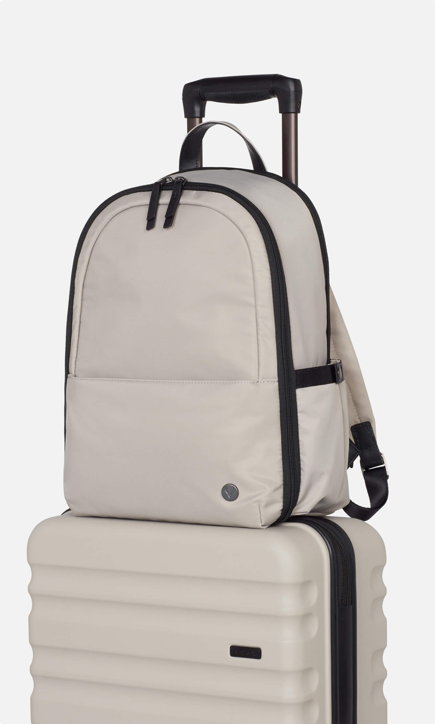 Chelsea Backpack in Taupe - Stylish & Durable Women's Travel Backpack for Work, School & Outdoor Adventures
