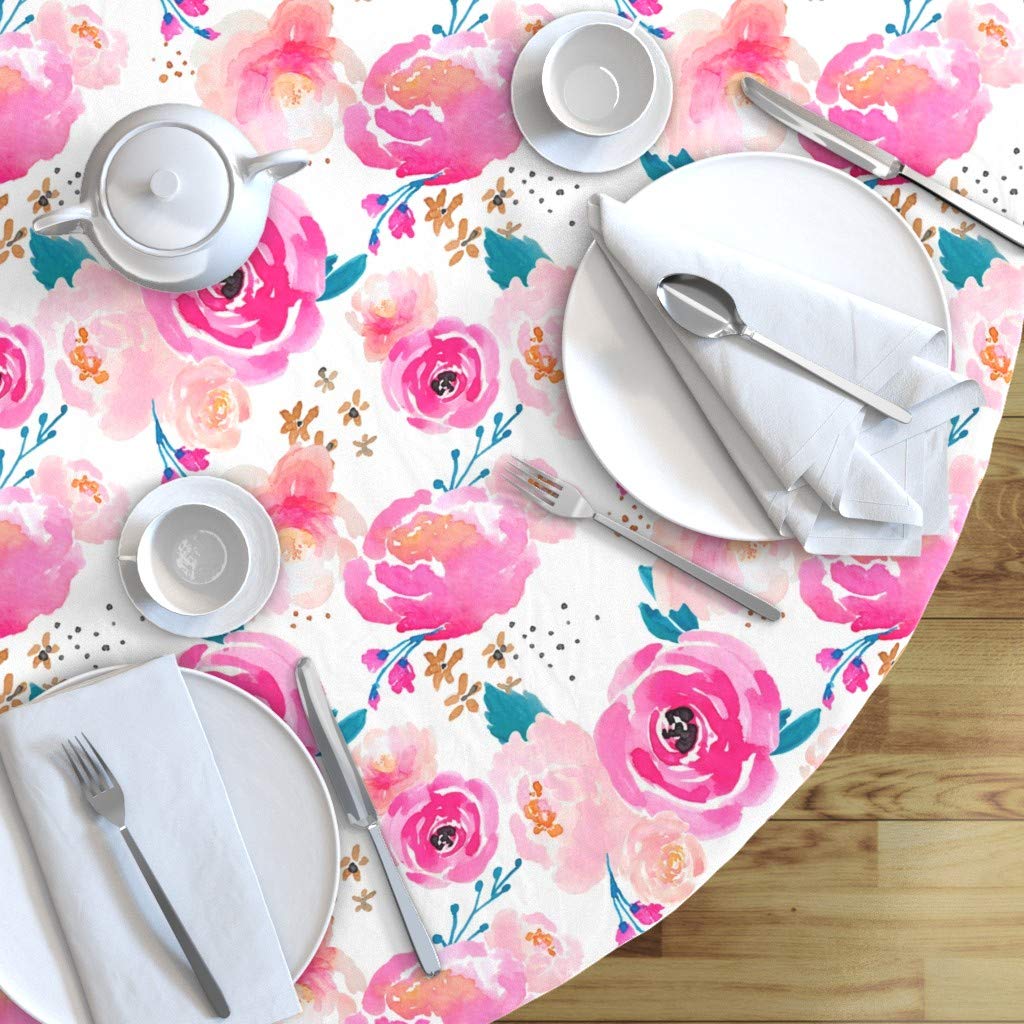Custom Bloom Florals Baby Girl Nursery Watercolor Flowers Shabby Chic Print 70