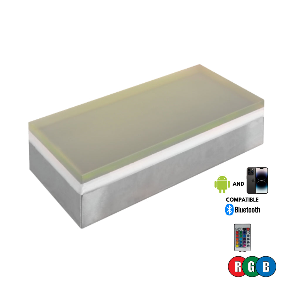 CRG31 Low Voltage In-Ground RGB & Warm White LED Brick Paver Light - IP67 Waterproof Landscape Lighting for Driveway, Walkway & Garden Path