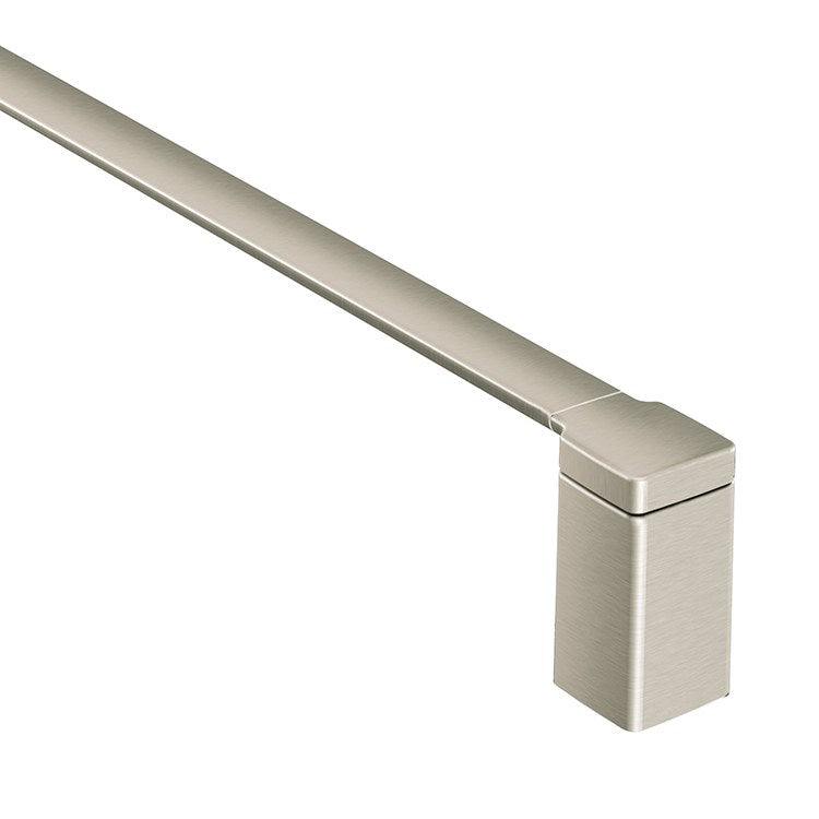 90 Degree 24-Inch Single Towel Bar - Heavy Duty Stainless Steel Bathroom Towel Rack for Bathroom, Kitchen, and Laundry Room Organization