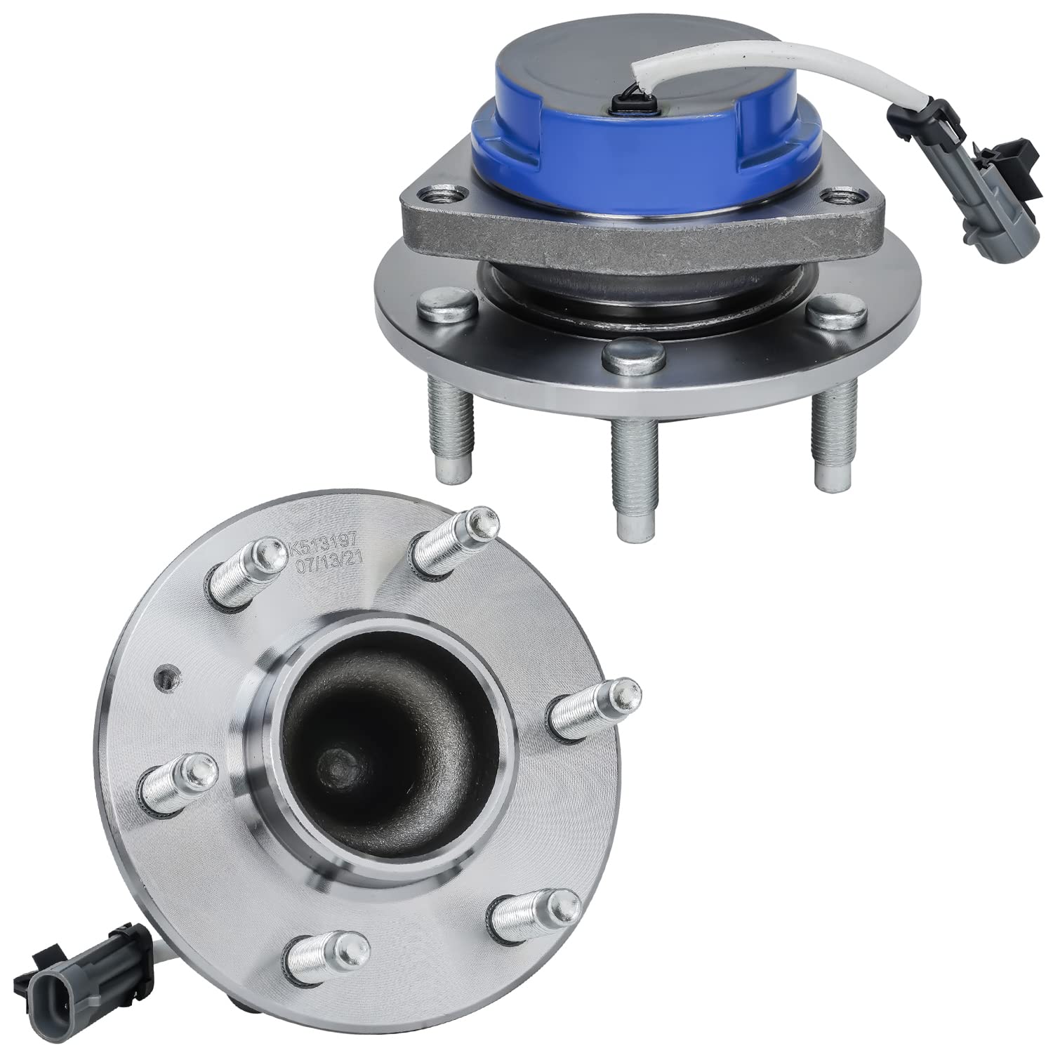 Detroit Axle - 2 Rear Wheel Bearing Hubs Assembly Replacement for Chevrolet Uplander, Buick Terraza, Pontiac Montana, Saturn Relay [6-Lug] - Durable & Easy Installation for Smooth Driving Experience