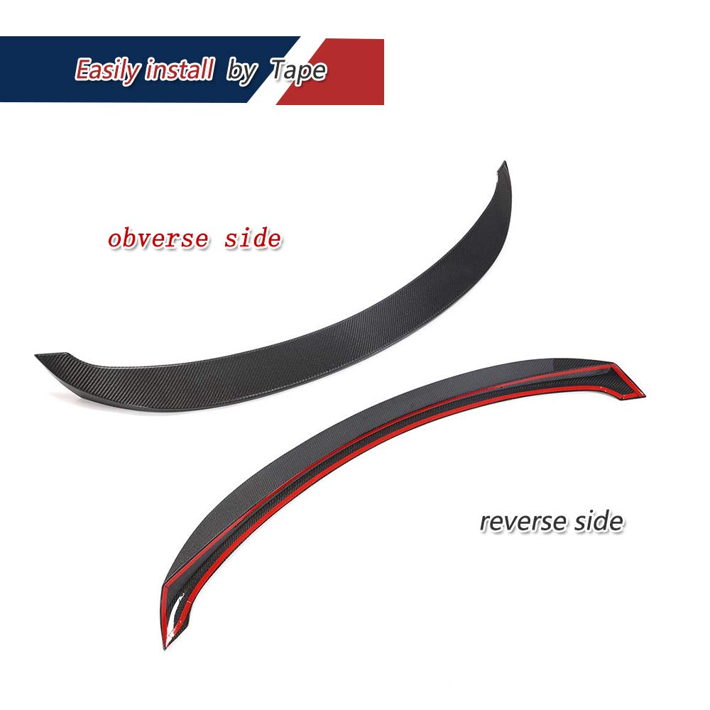 Carbon Fiber Rear Spoiler for Mercedes Benz C197 R197 SLS AMG 2-Door (2010-2013) - High Kick Trunk Lip Spoiler & Rear Wing Body Kit - Enhances Aerodynamics & Sporty Style - Perfect for Racing & Car Shows