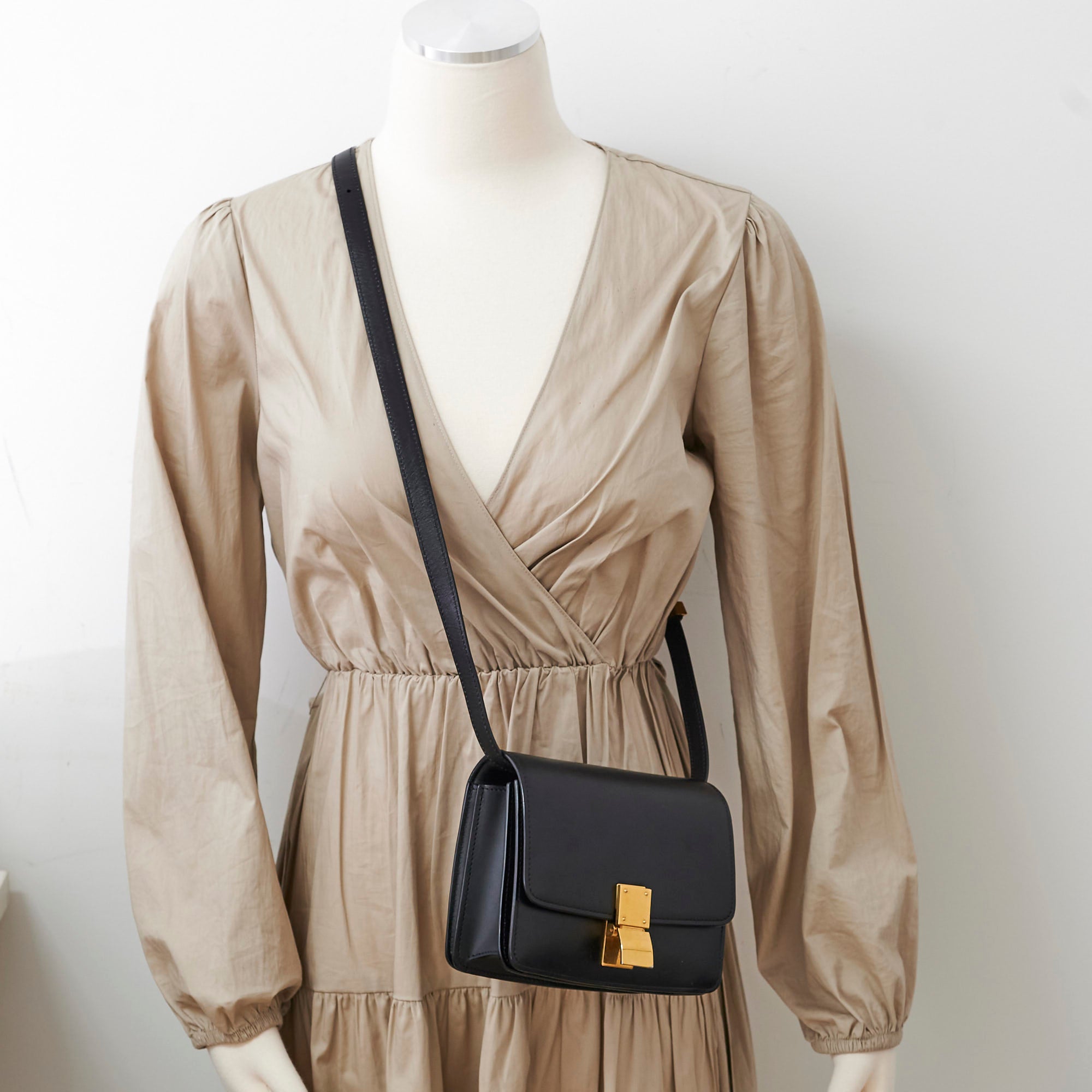 Celine Mini Box Bag in Black - Stylish Crossbody Purse for Women | Perfect for Work, Travel & Everyday Use