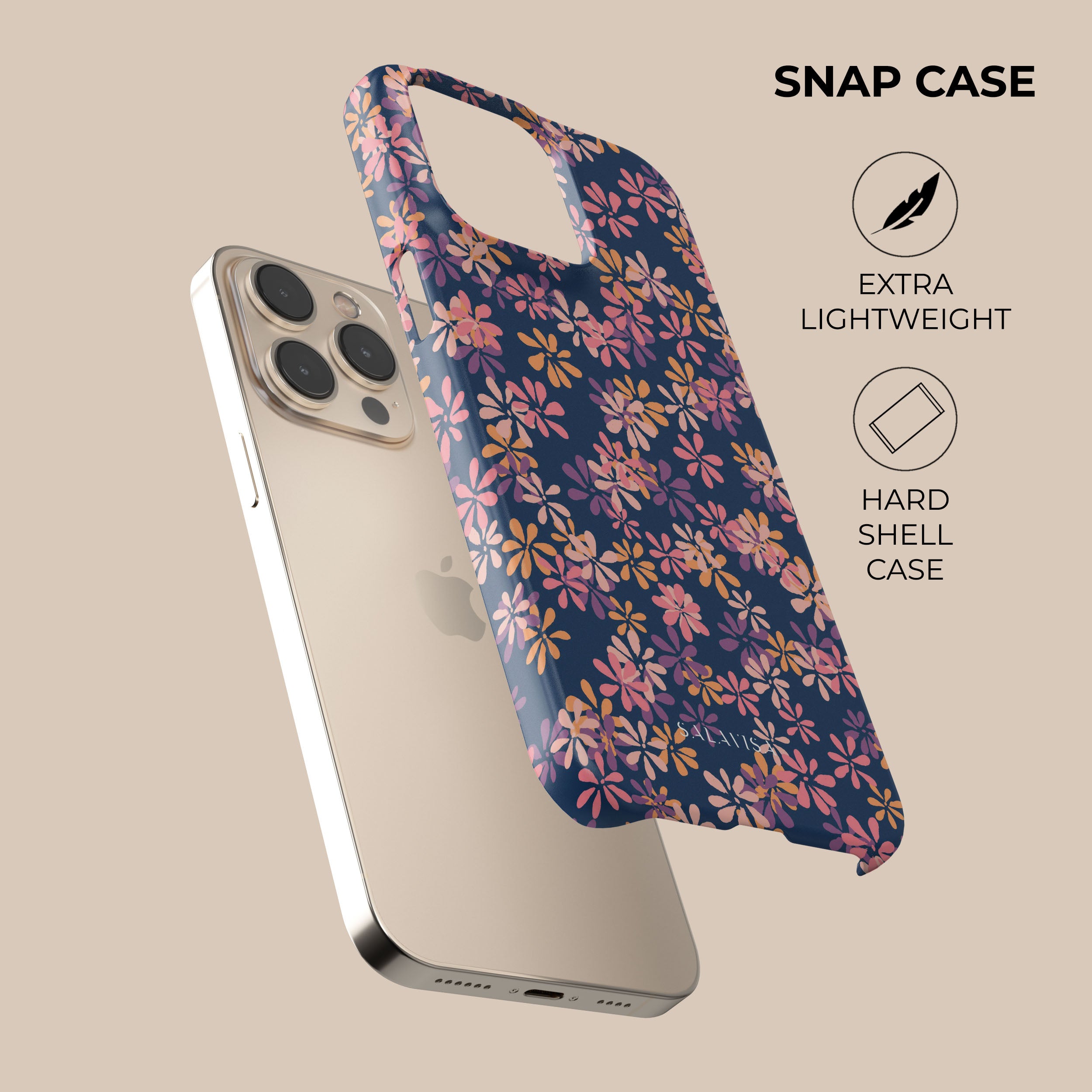 Floral Ditsy Spring Phone Case for iPhone & Samsung - Cute Aesthetic Design for Women & Girls - Perfect for Everyday Use & Outdoor Activities