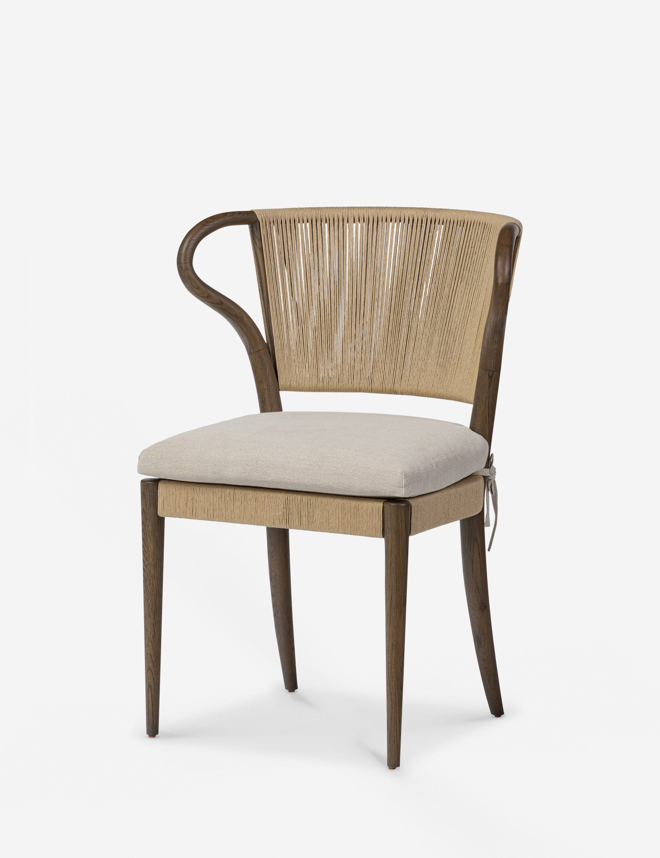 Amira Dining Chair by Amber Lewis x Four Hands - Modern Upholstered Dining Room Chair for Kitchen, Dining Table, and Home Decor - Perfect for Farmhouse, Contemporary, and Traditional Interiors