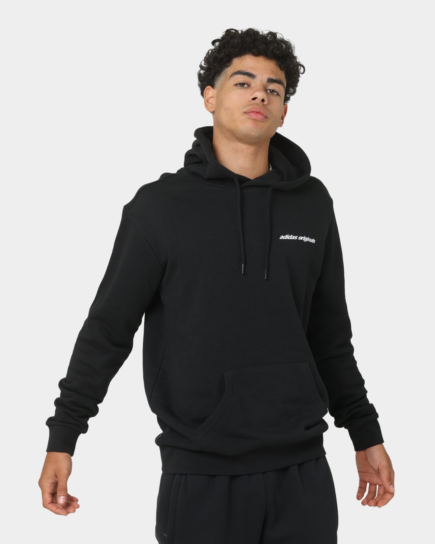 Adidas Yung Z Hoodie for Men - Black Pullover Sweatshirt | Casual Streetwear & Gym Wear | Perfect for Running, Workouts & Everyday Fashion