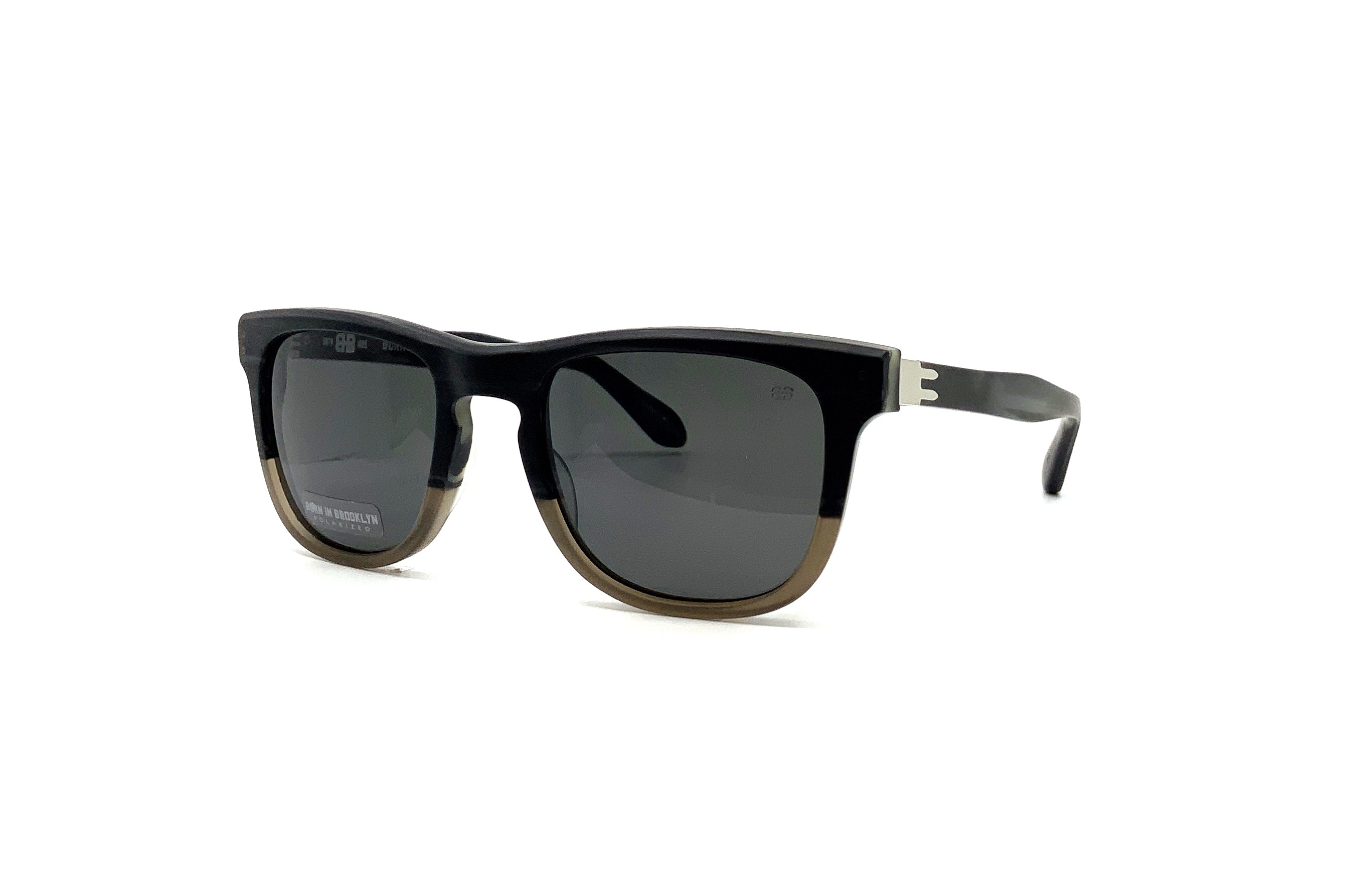 Born in Brooklyn Bushwick Black Horn Gradient Sunglasses - Stylish & Trendy Shades for Men & Women - Perfect for Outdoor Activities, Beach, and Fashion