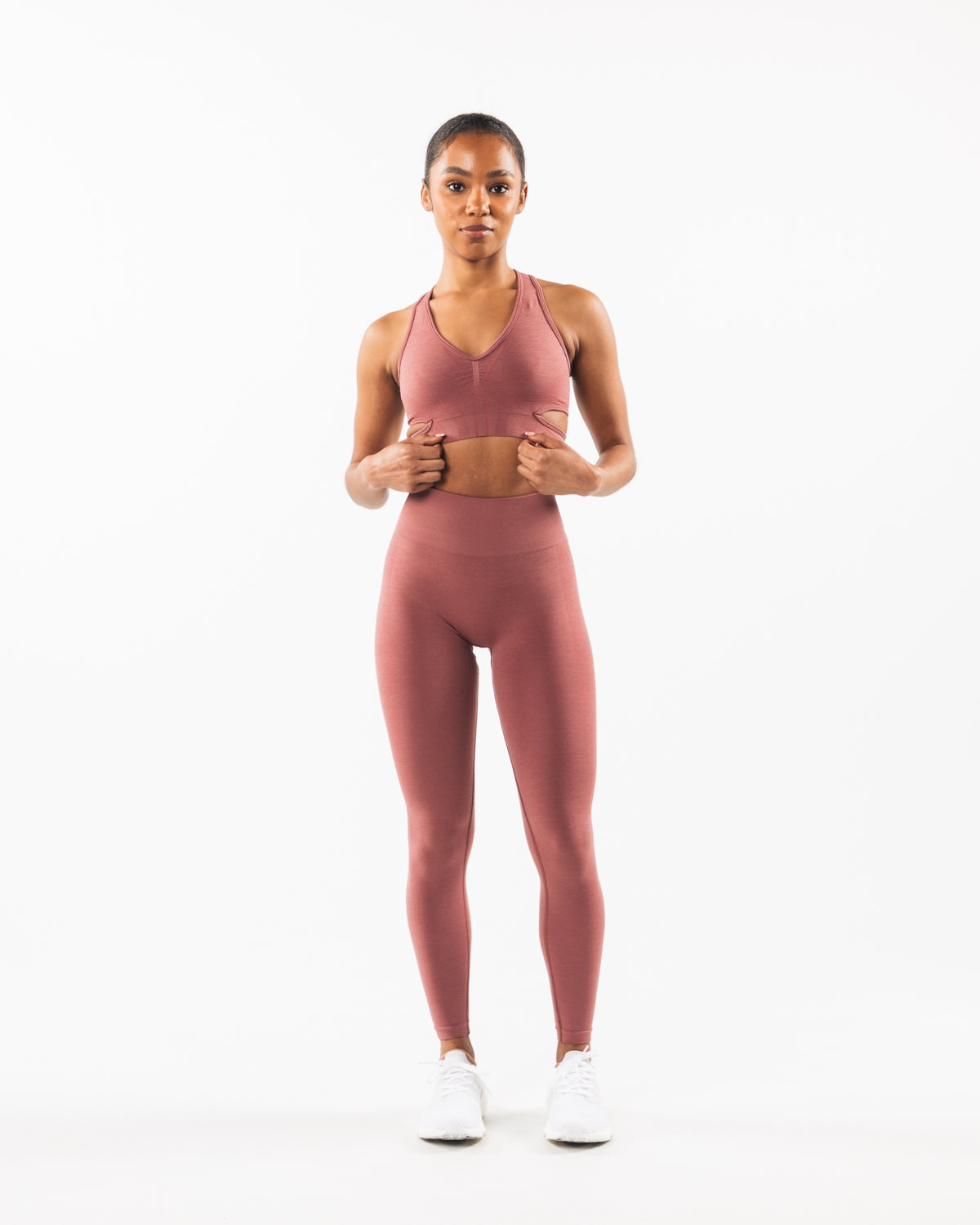 Stratus Bra - Comfortable Wireless Bralette in Rose Pink for Yoga, Lounge & Everyday Wear