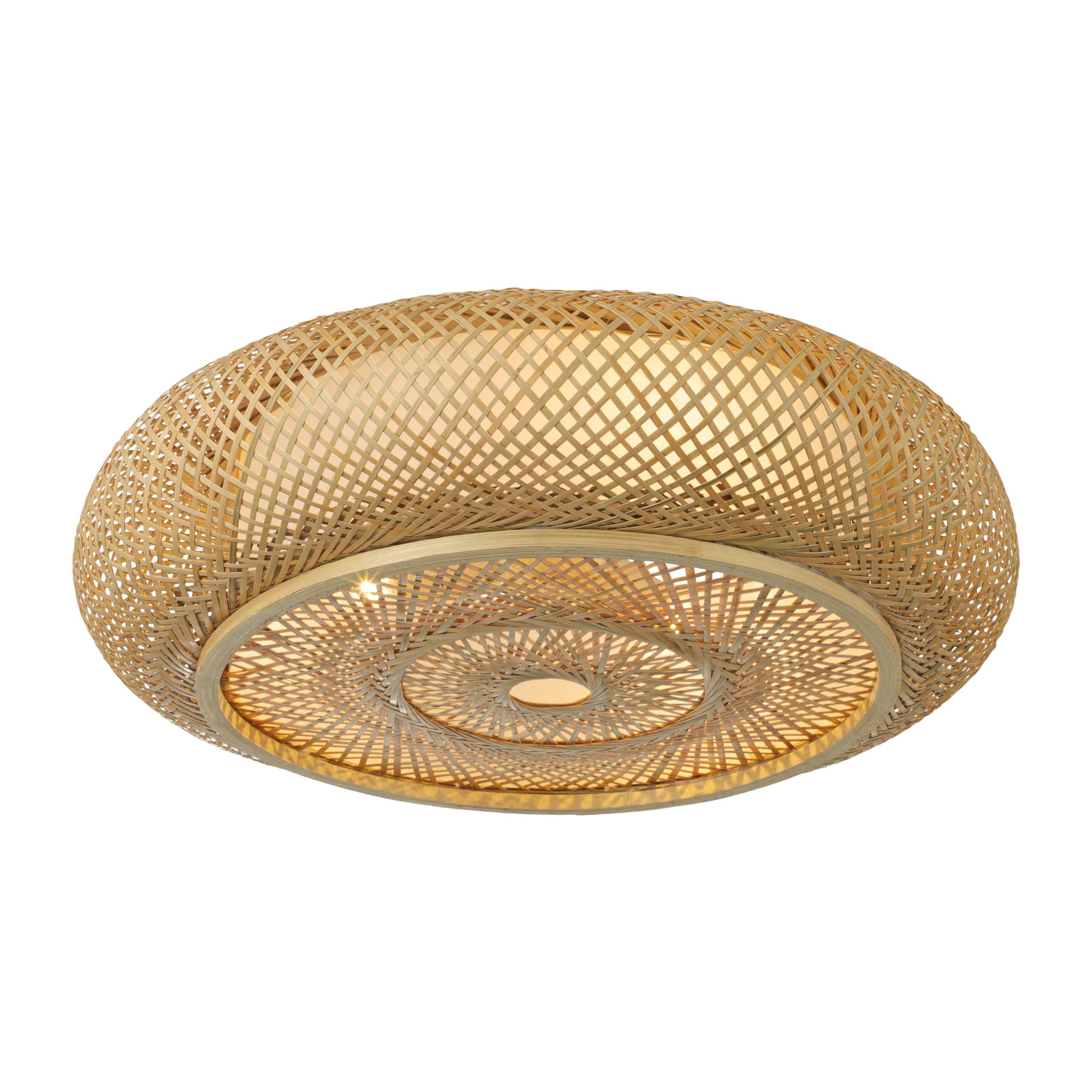 Vintage Drum Flush Mount Ceiling Light - 15.75