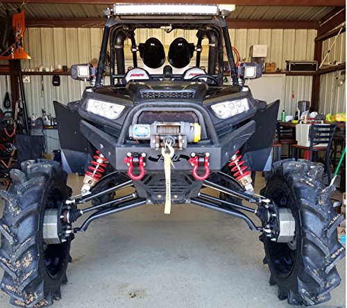 XD 3 TON Heavy Duty Bumper Shackle Mounts - CNC Machined Pair with Reinforced Backing Plates for Off-Road Trucks, Jeeps & 4x4 Vehicles - Perfect for Recovery, Towing & Off-Road Adventures