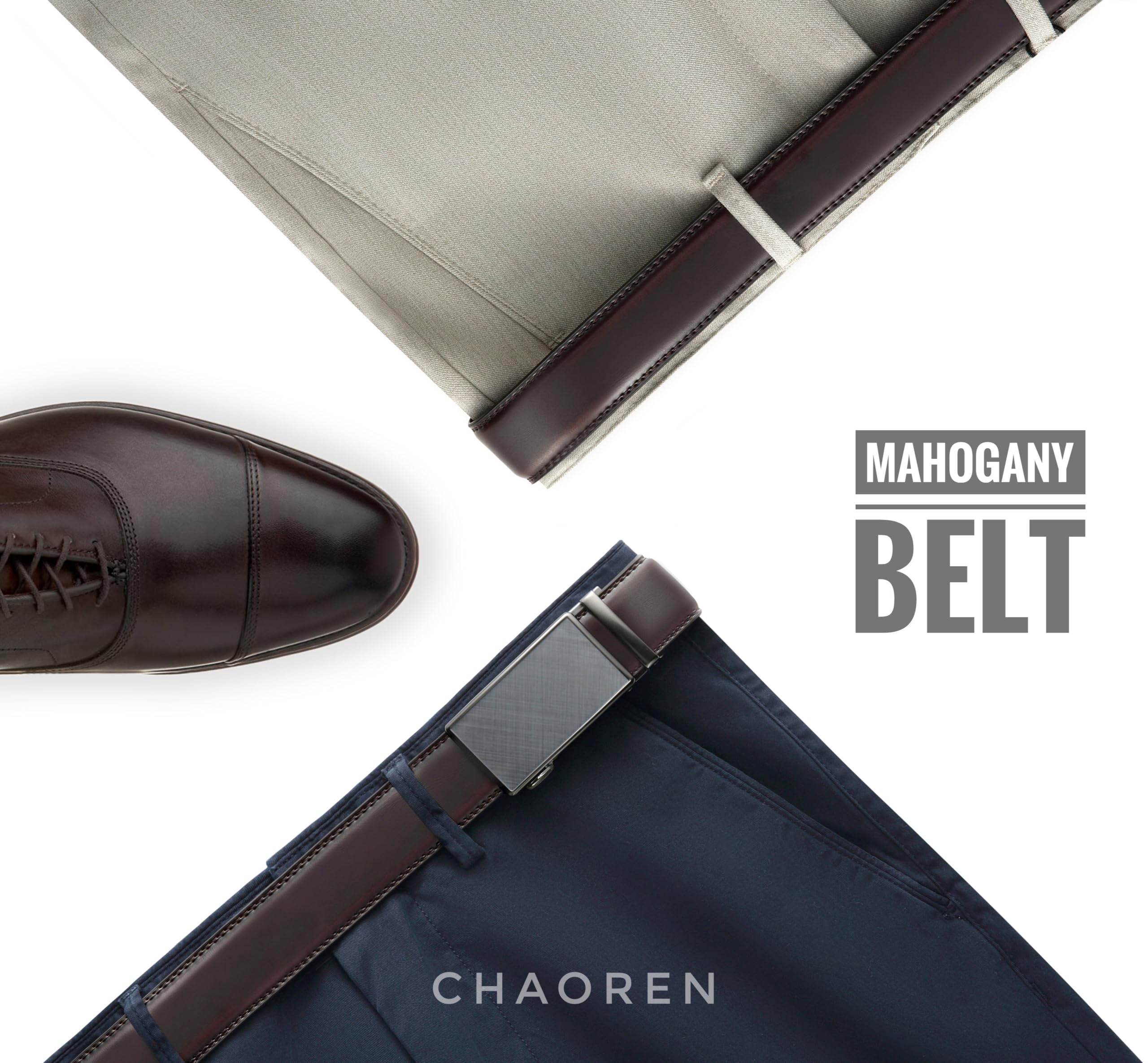 CHAOREN Men's Ratchet Belt - 1 3/8